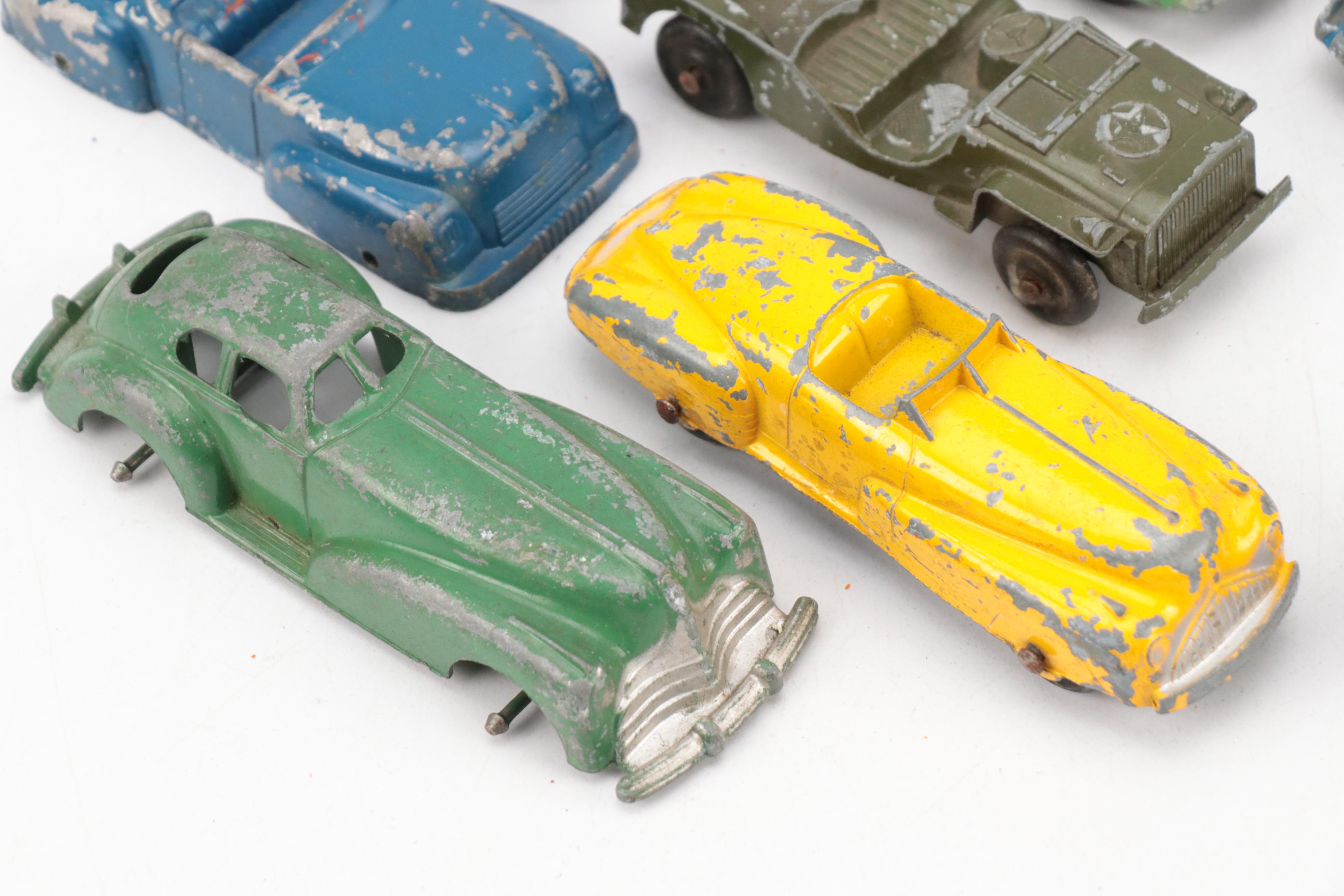 Manoil, TootsieToy, Lansing and More Toy Cars, Mid-20th Century
