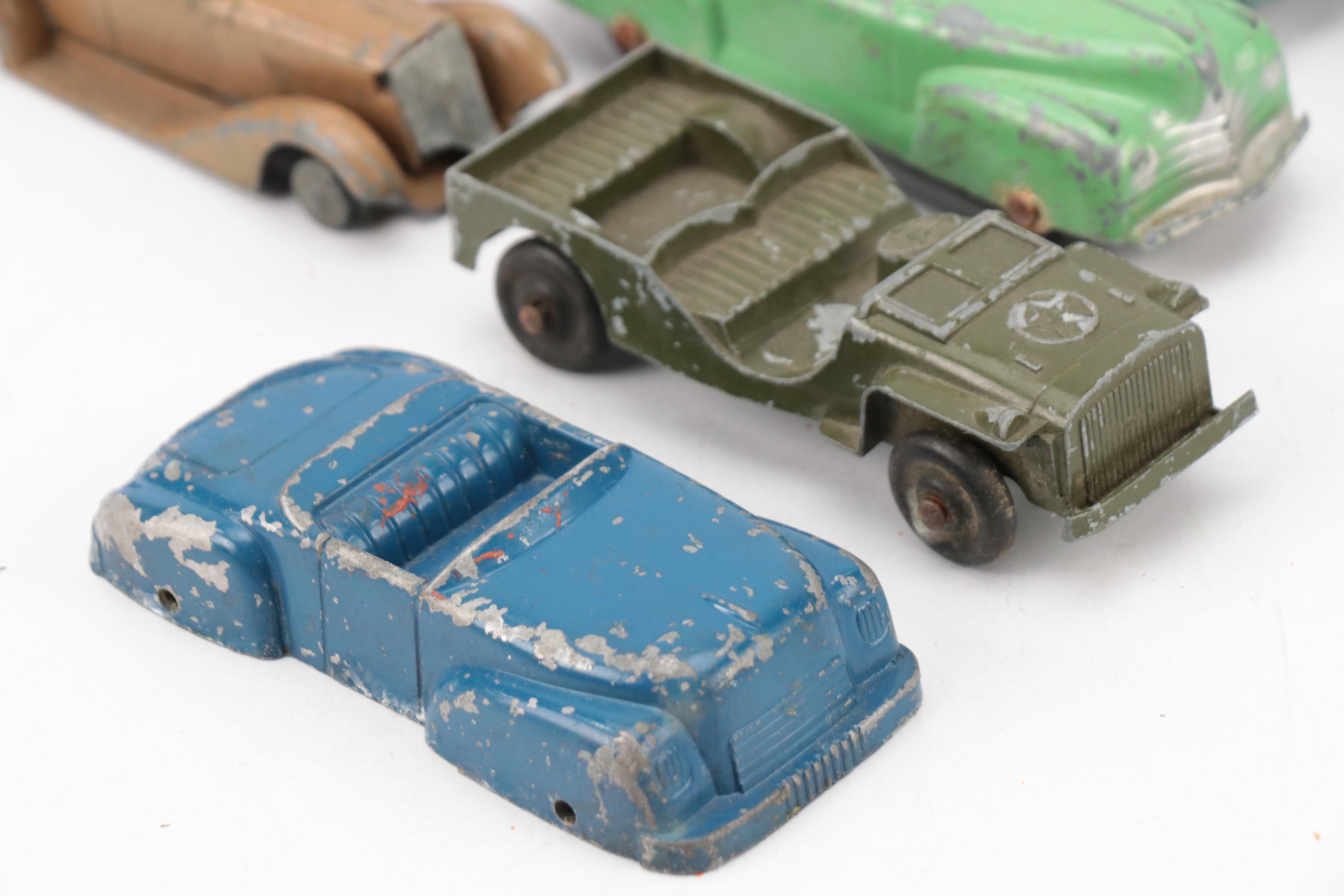 Manoil, TootsieToy, Lansing and More Toy Cars, Mid-20th Century