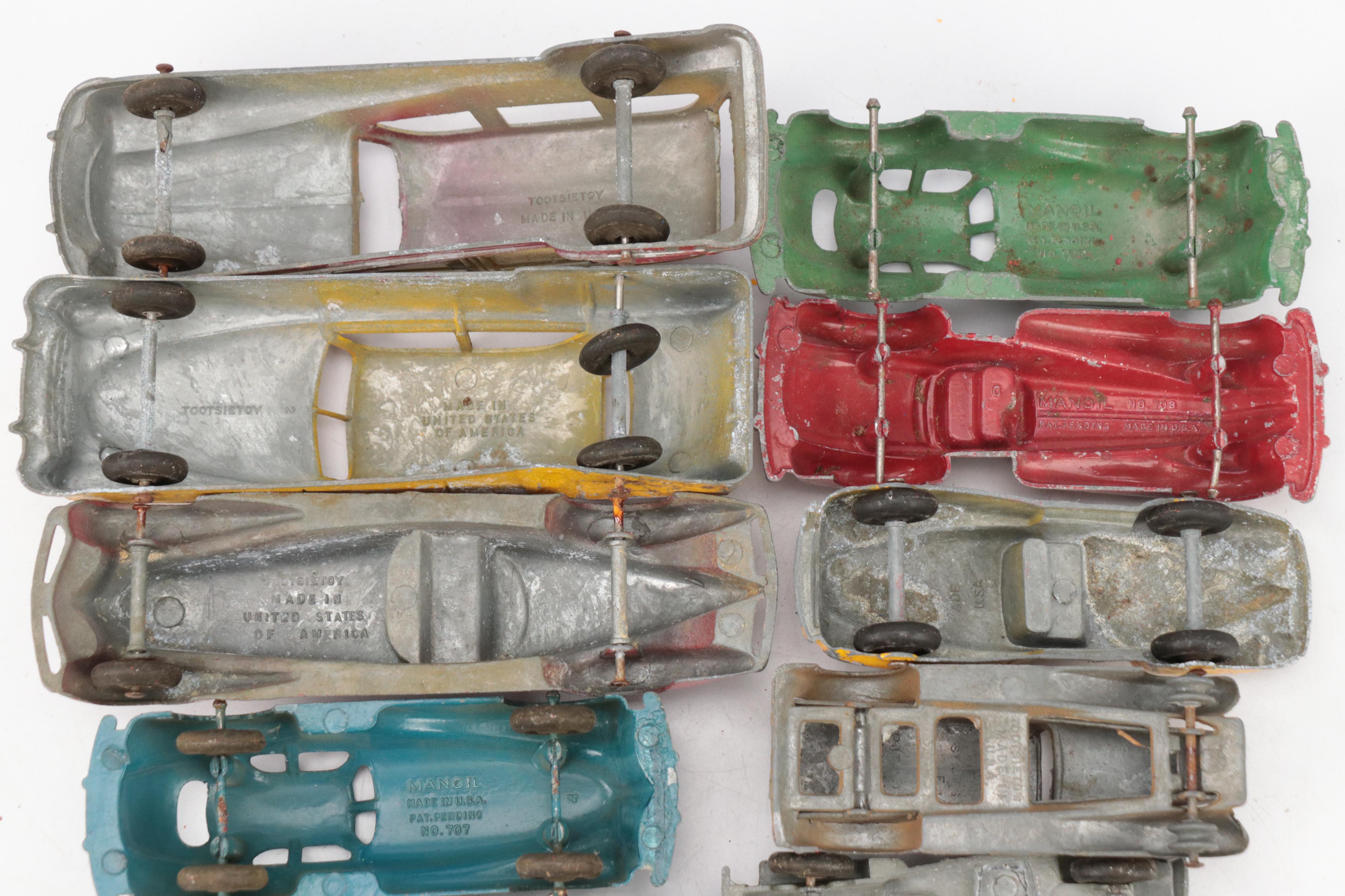 Manoil, TootsieToy, Lansing and More Toy Cars, Mid-20th Century