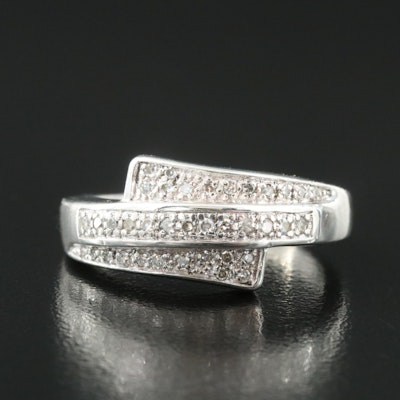 Sterling 0.26 CTW Diamond Ring