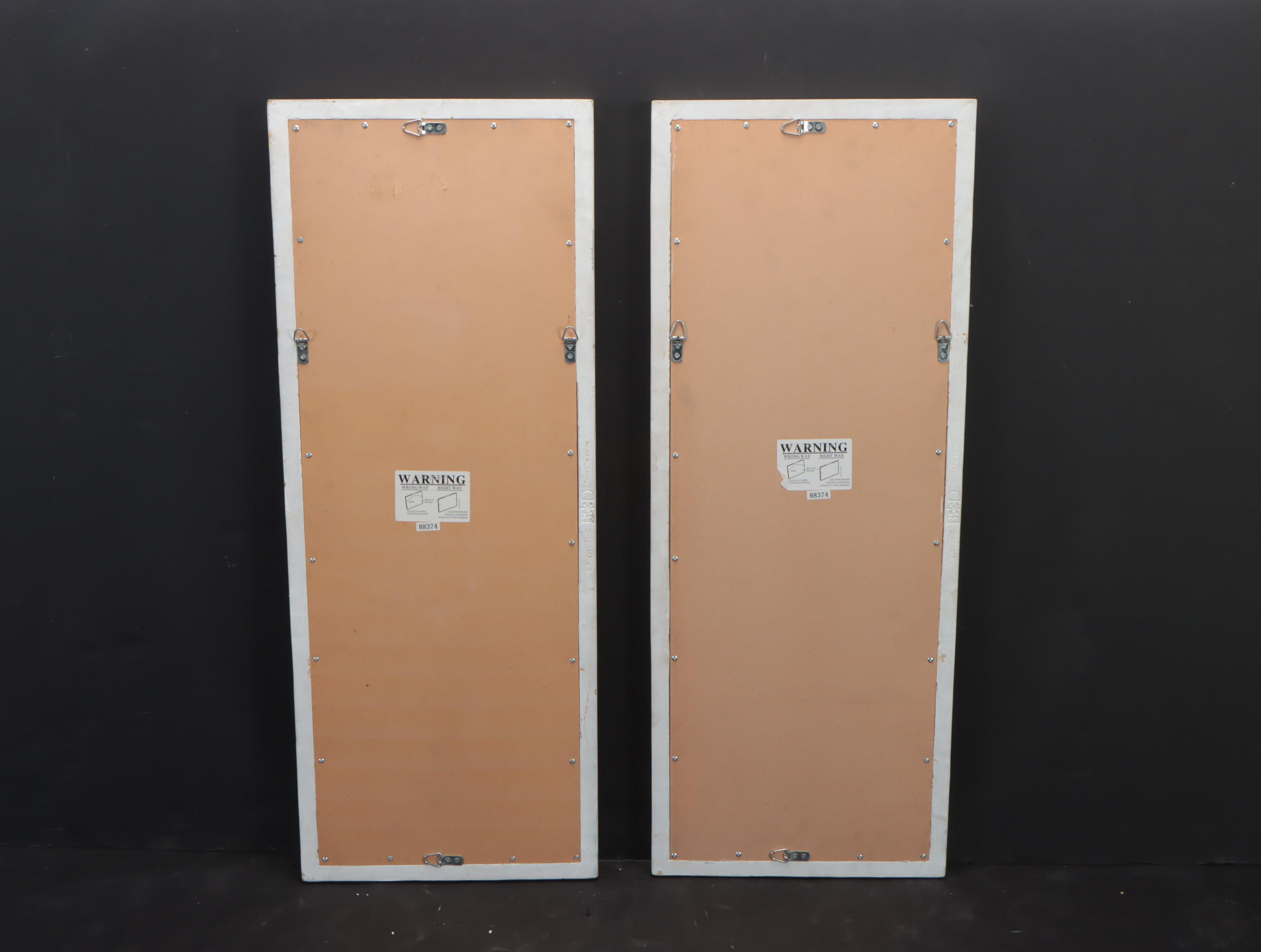 Ballard Designs "Garden District" Mirrors in Weathered Finish