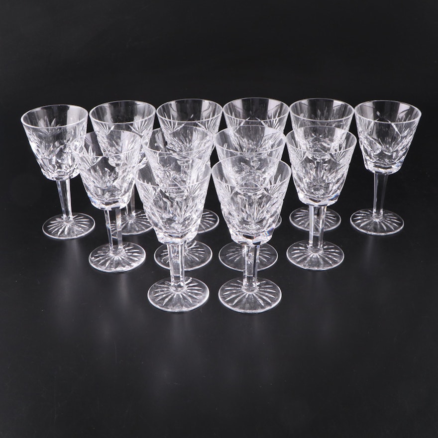 Waterford "Ashling" Crystal Claret Wine Glasses