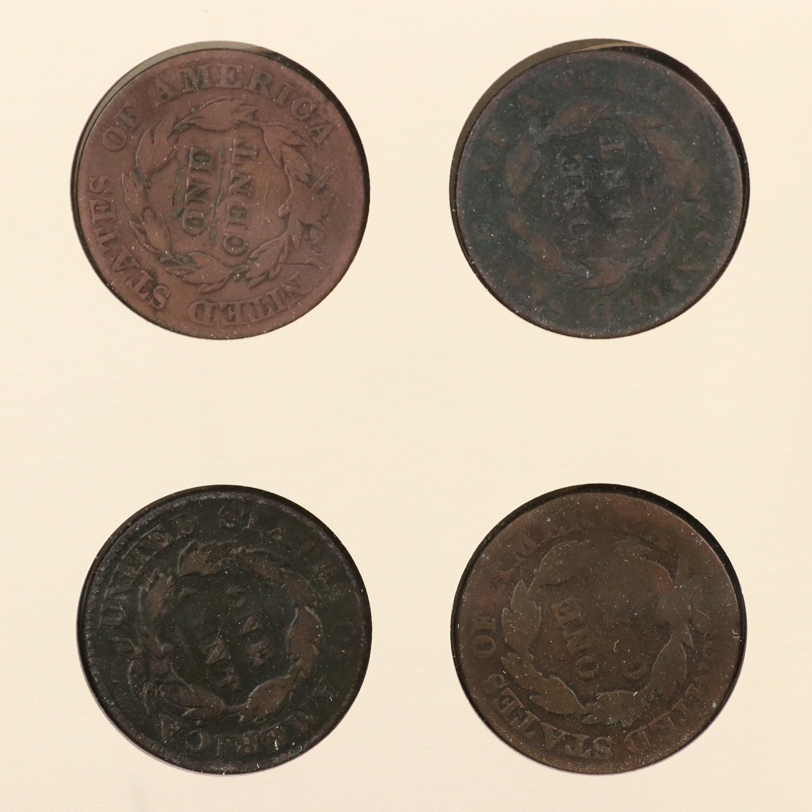 Collection of United States Large Cents Complete From 1806-1857