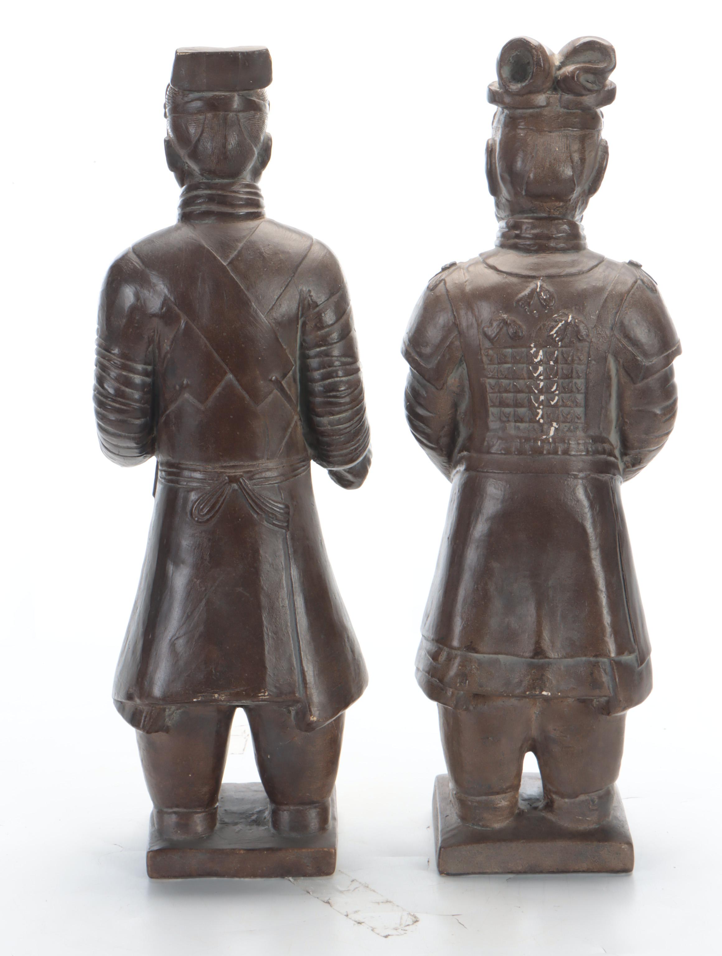Chinese Cast Composite Replica Terracotta Army Figures