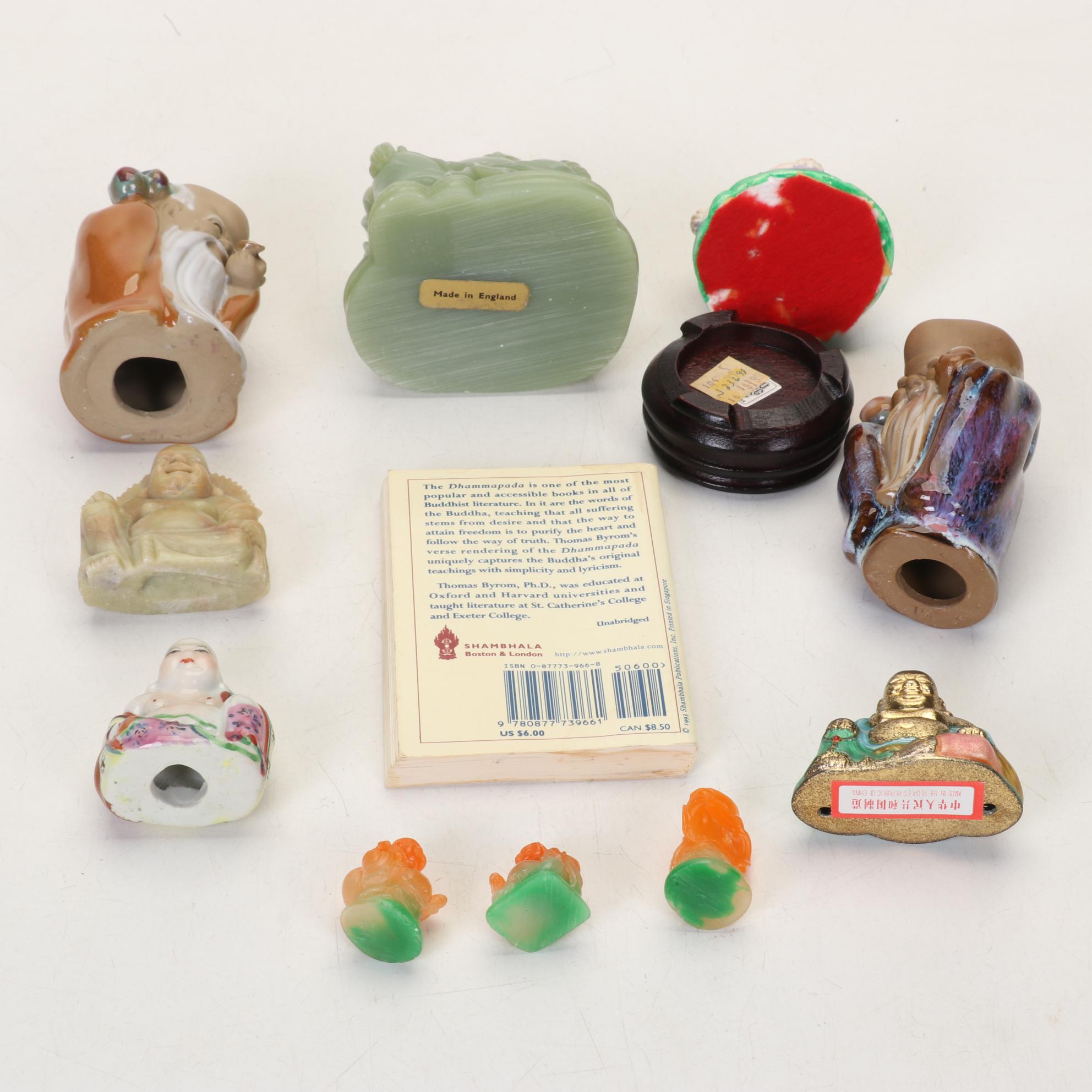 Buddha Collection Features Orange to Green Acrylic Laughing Buddhas and More