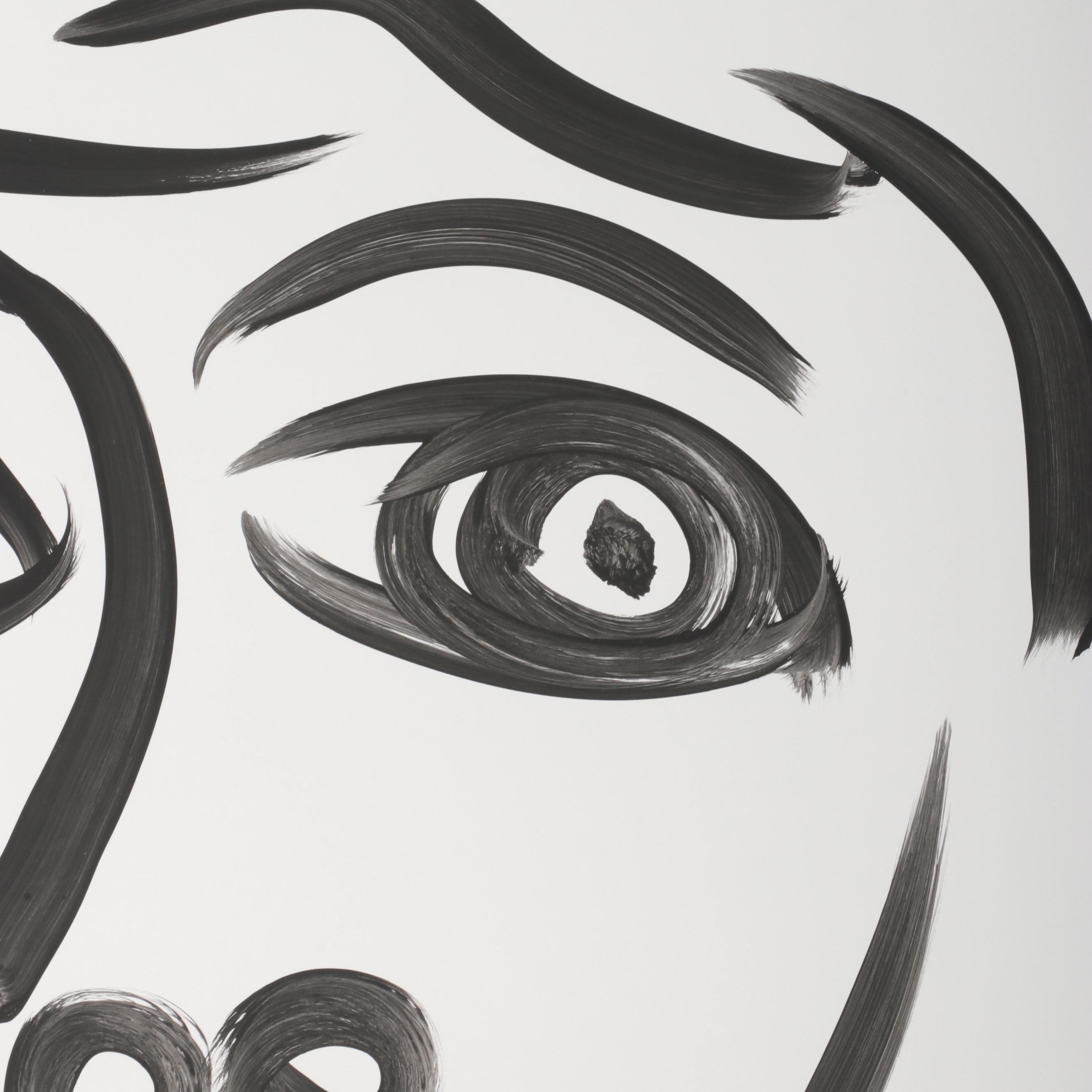 Peter Robert Keil Abstract Acrylic Portrait