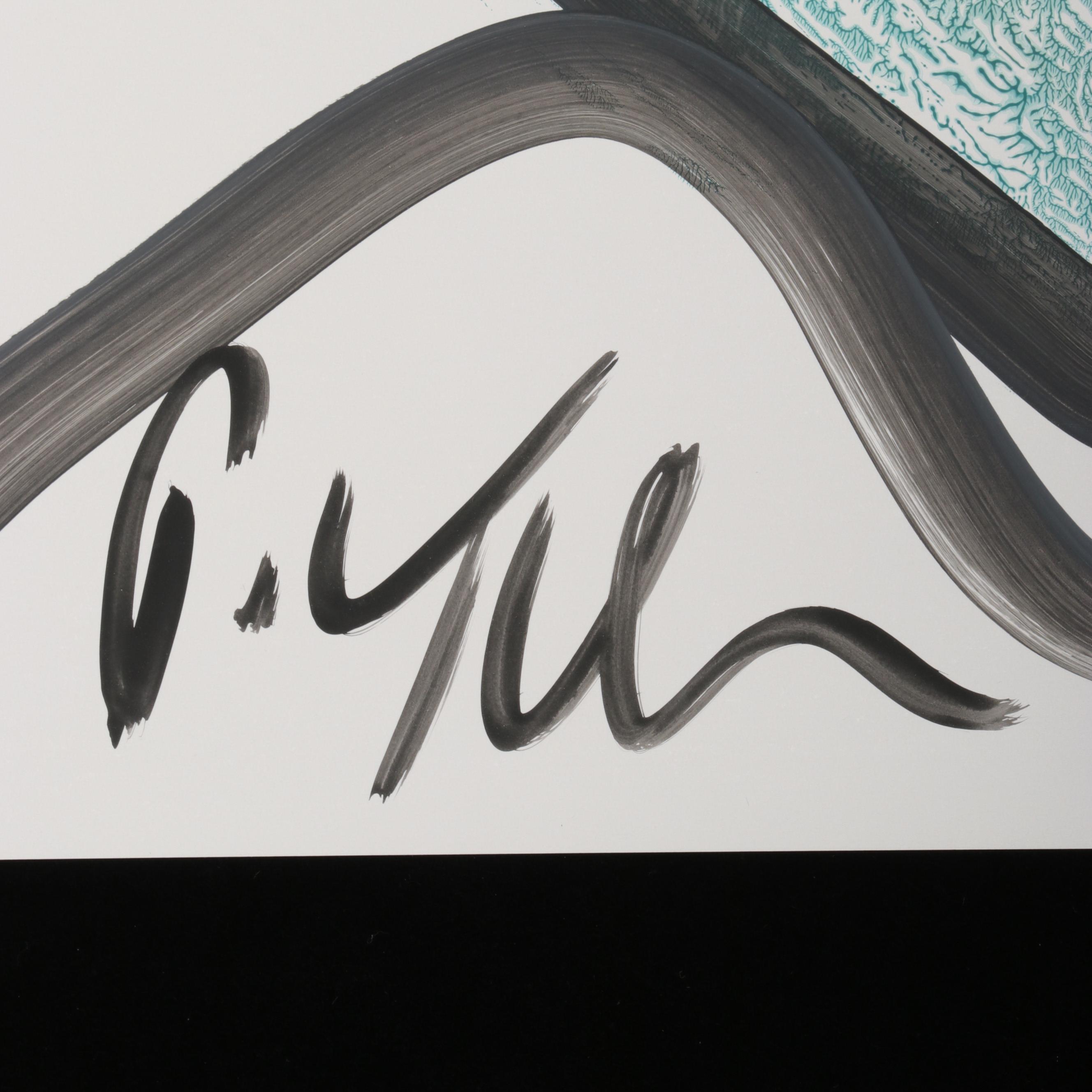 Peter Robert Keil Abstract Acrylic Portrait