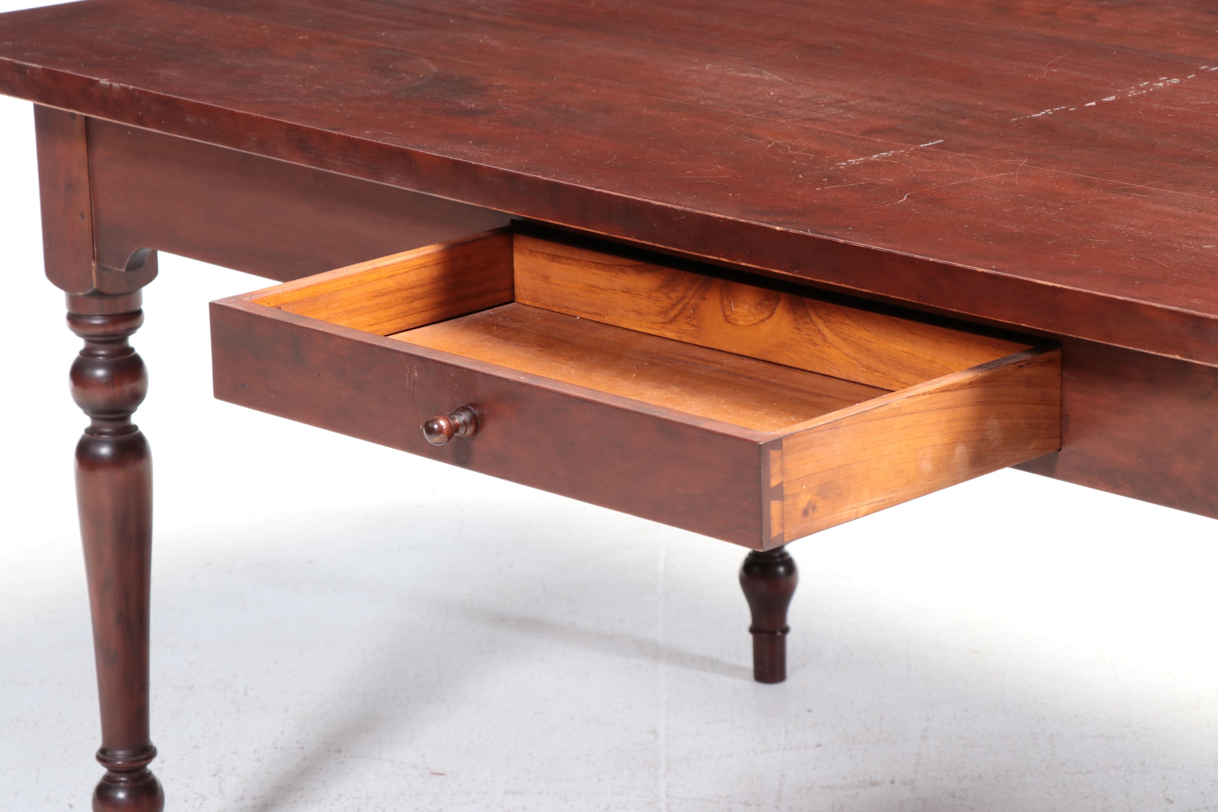 D. R. Dimes Canadian Farm Table in Cherry