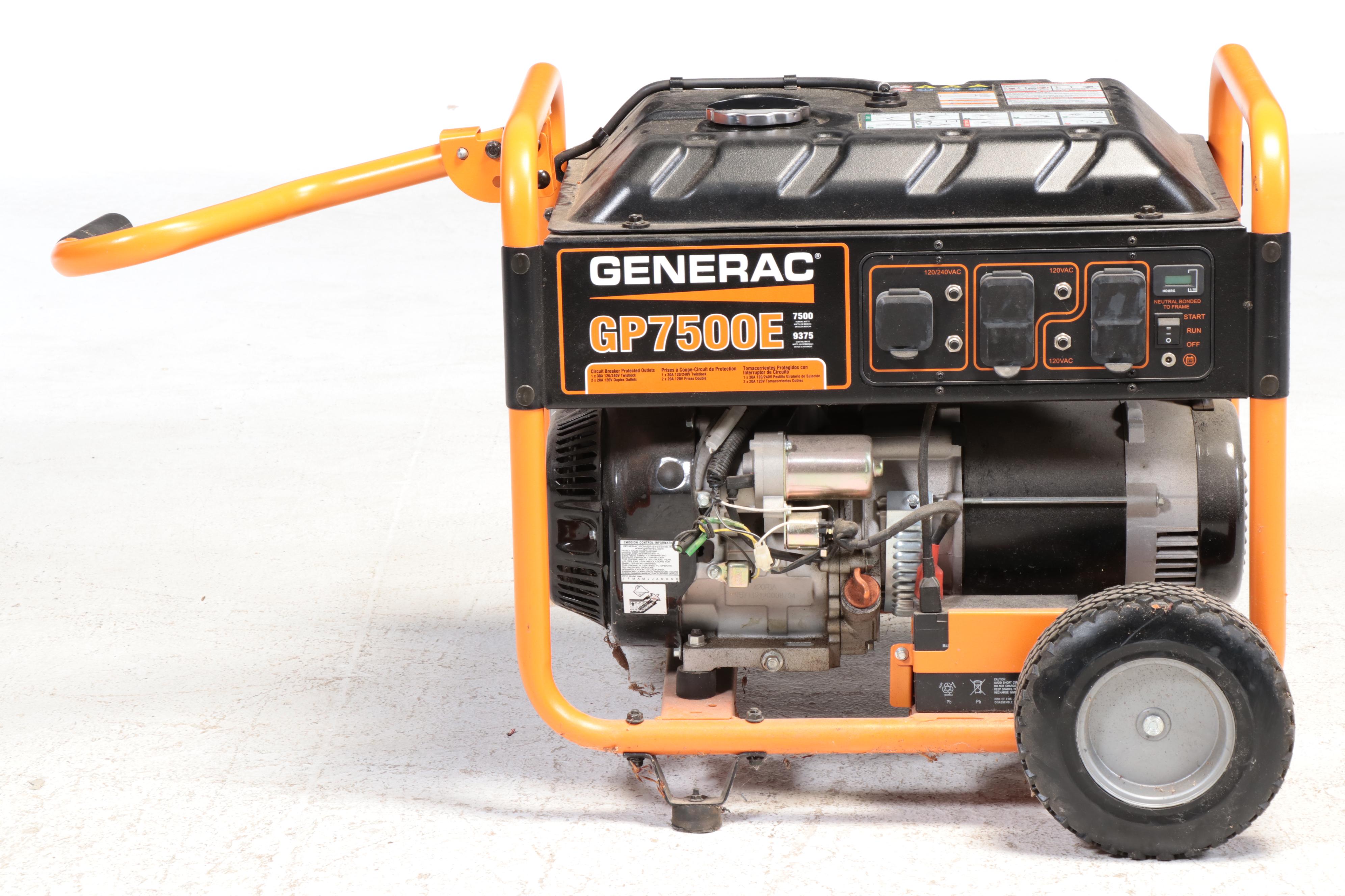 Generac GP7500E Generator