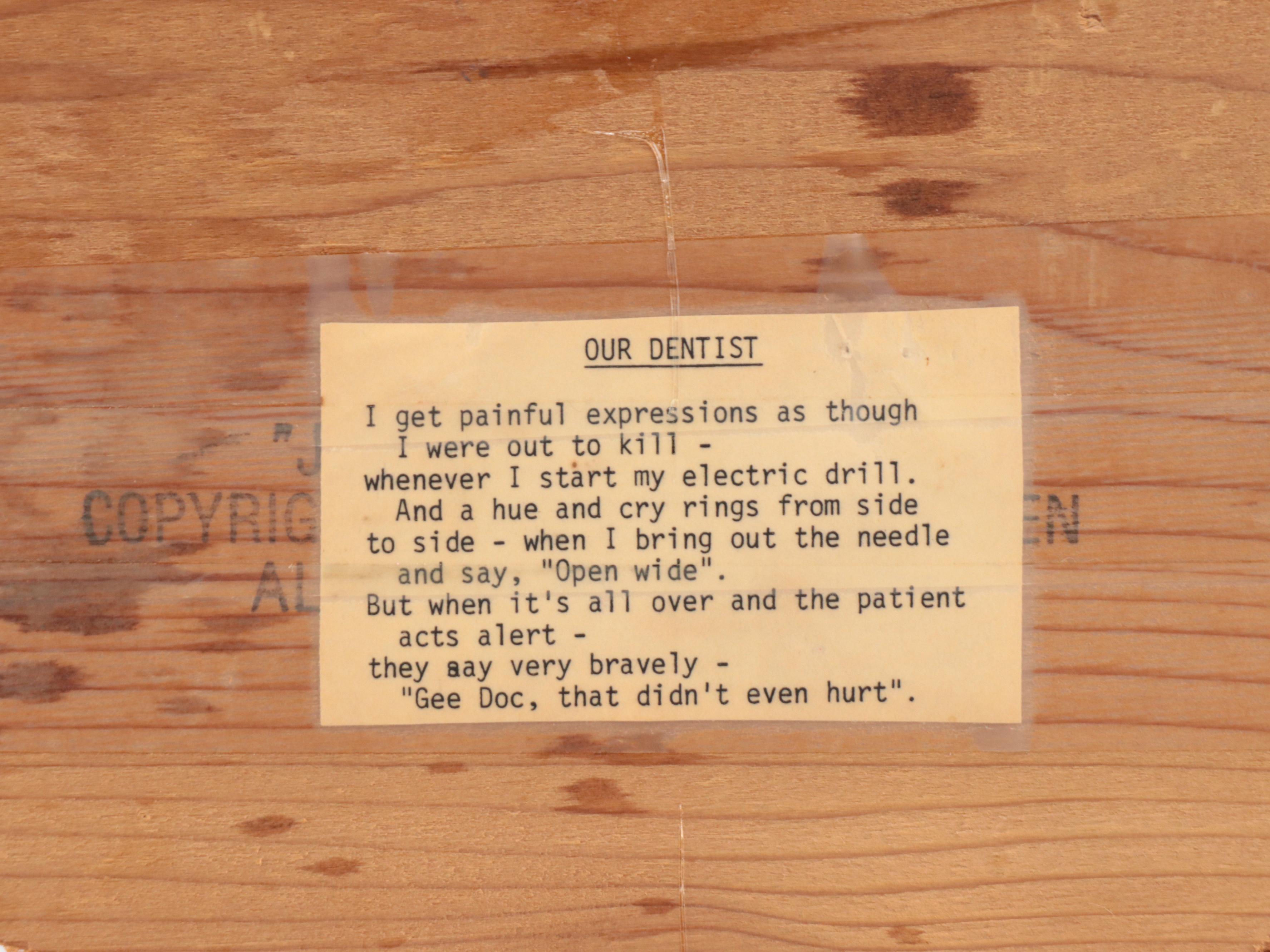 Dentistry Themed Signs, Figurines, and Novelty Items