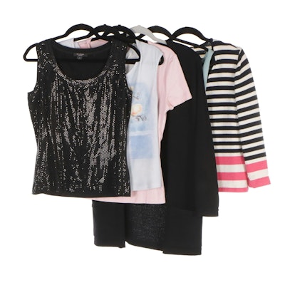 St. John Knit Sleeveless Tops, Embellished Top, and Jackets