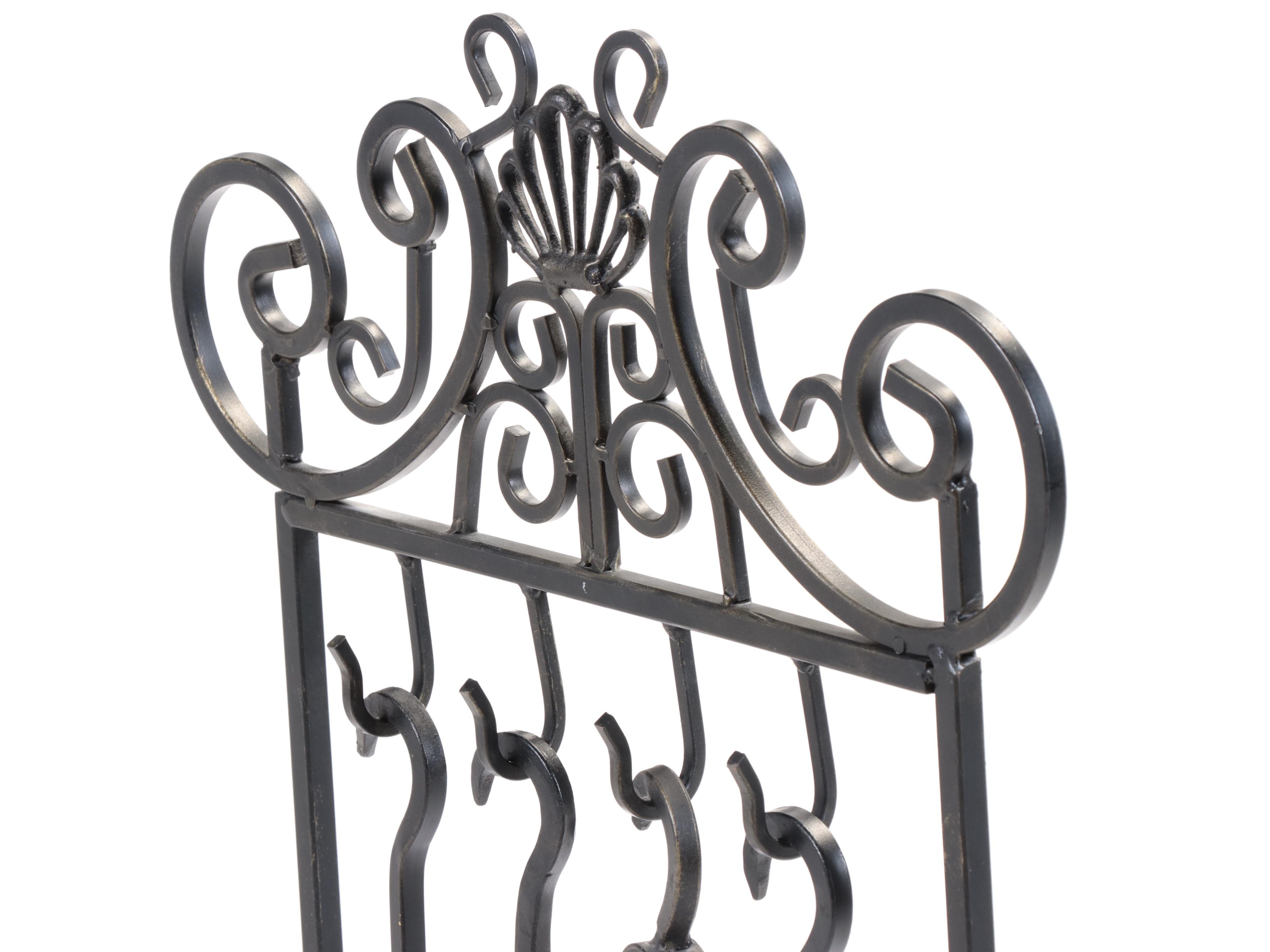 Wrought Iron Fireplace Tool Set