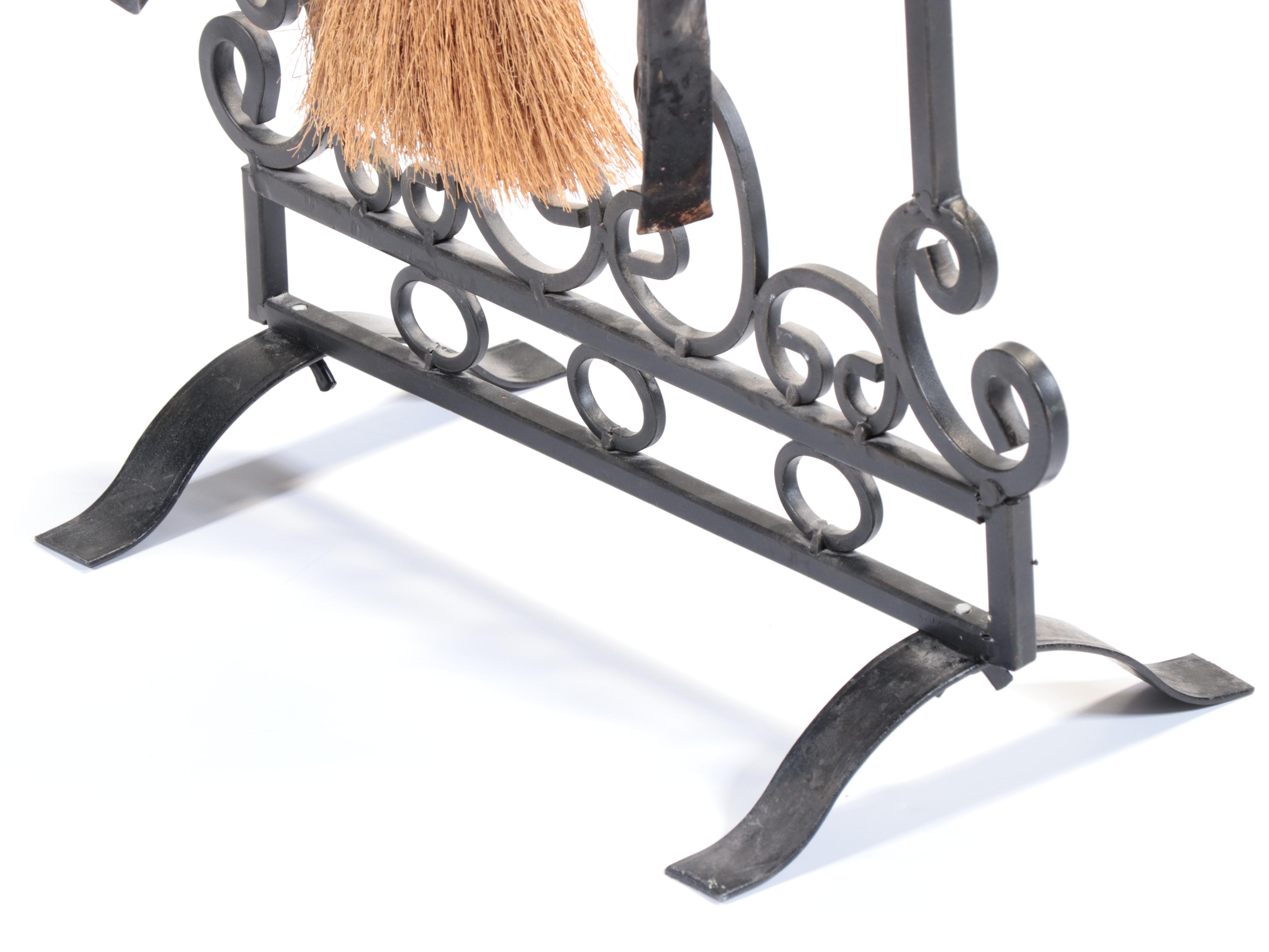 Wrought Iron Fireplace Tool Set