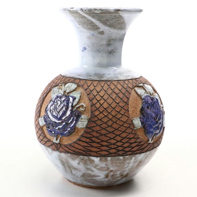 David Anderson Handmade Art Pottery Vase