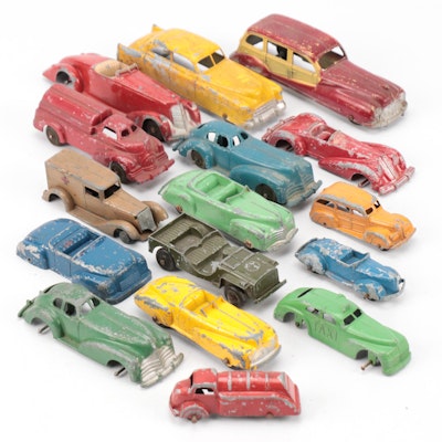Manoil, TootsieToy, Lansing and More Toy Cars, Mid-20th Century