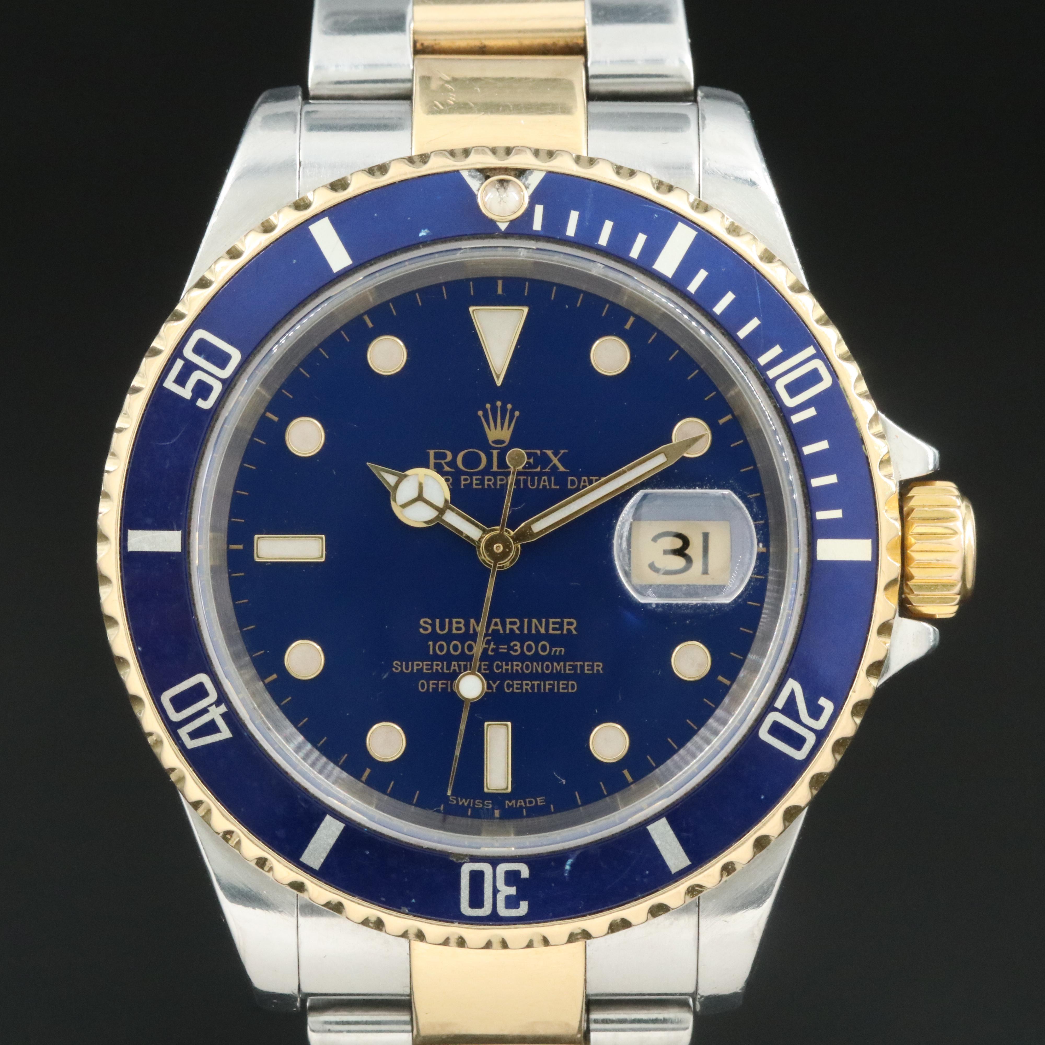 2003 Rolex Submariner Two-Tone Automatic Watch