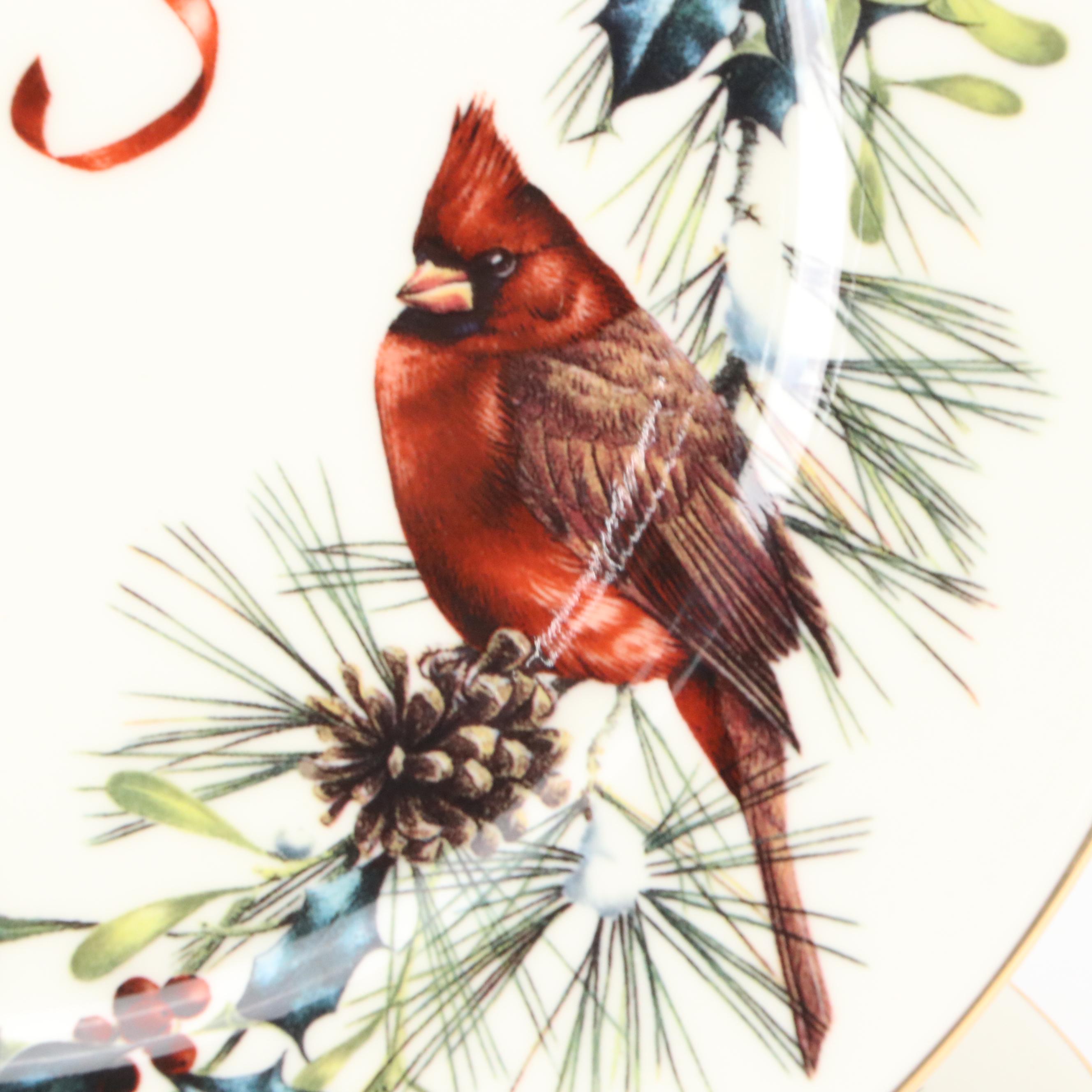 Lenox "Winter Greetings" Porcelain Dinner Plates