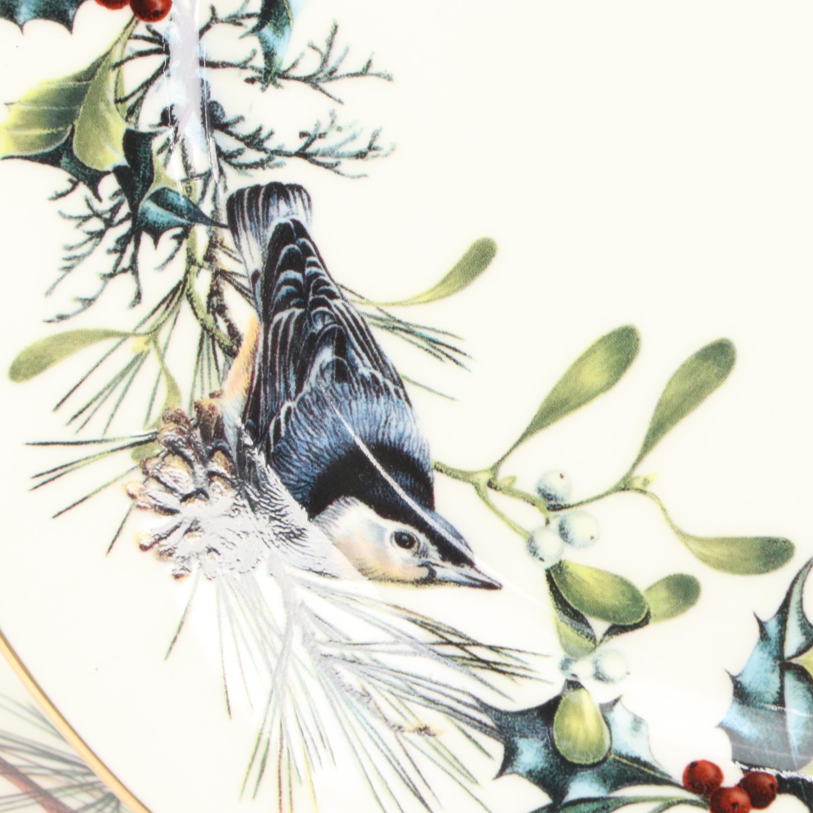 Lenox "Winter Greetings" Porcelain Dinner Plates