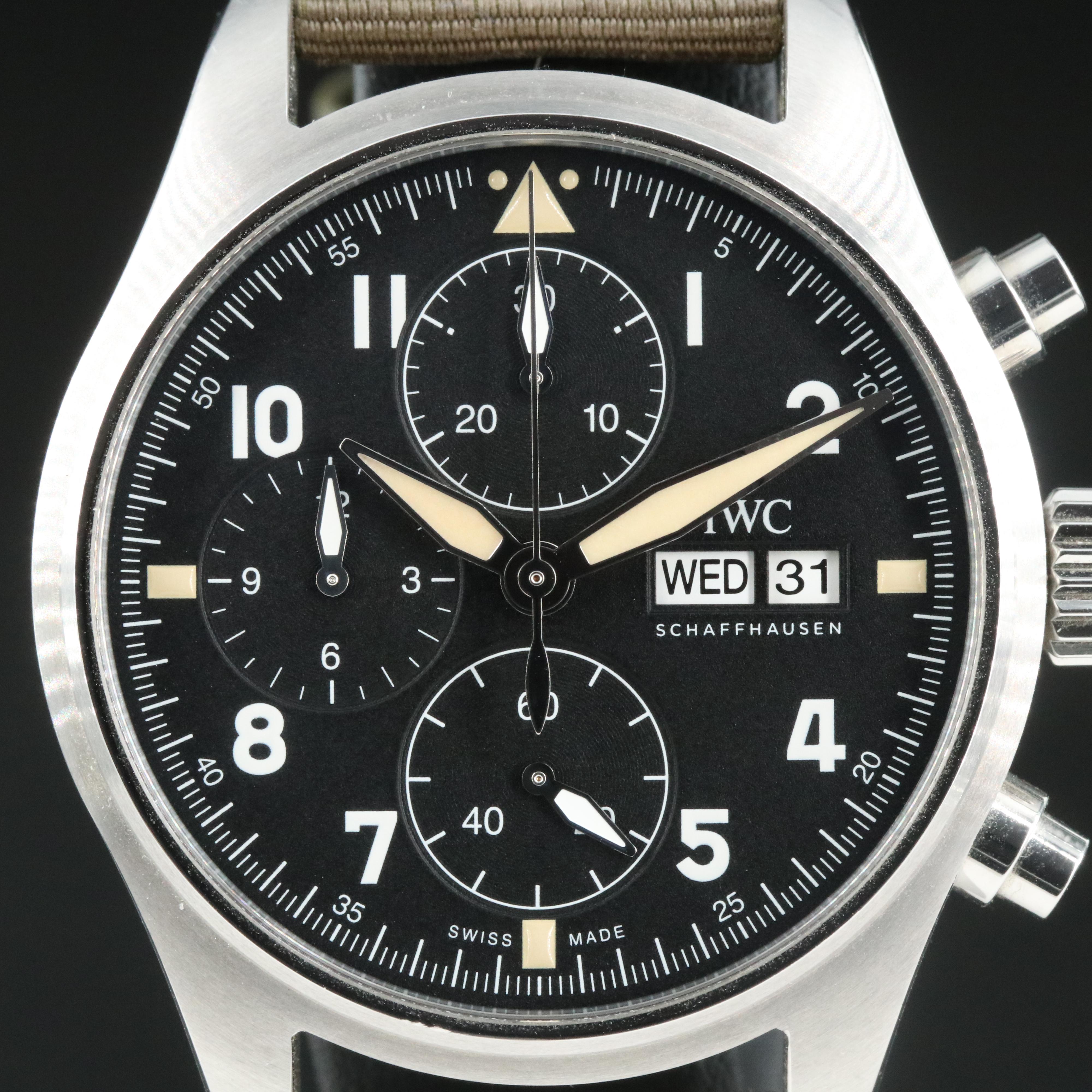 IWC Pilot Spitfire Chronograph Automatic Watch