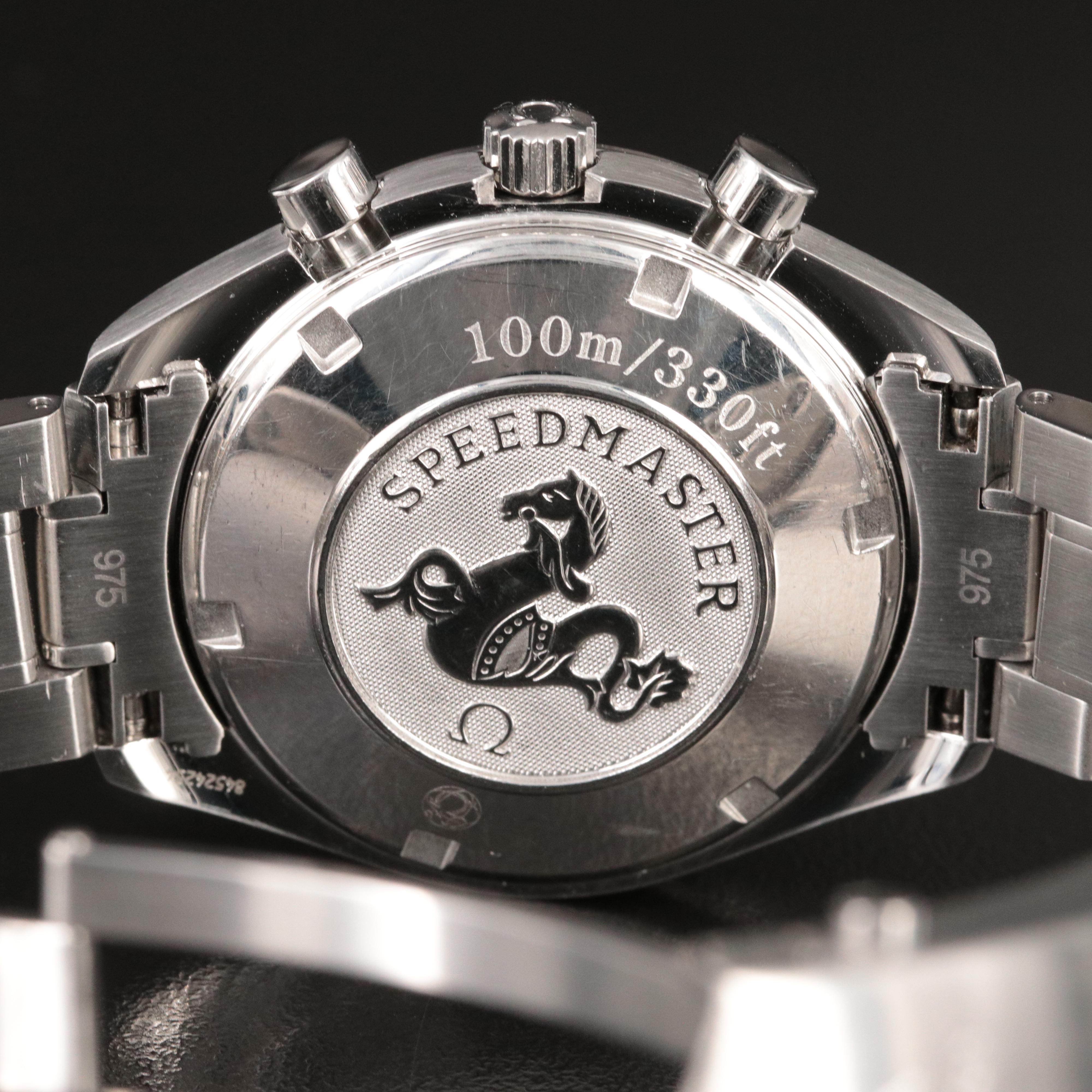 Omega Speedmaster Date Black 40MM Steel Automatic Watch