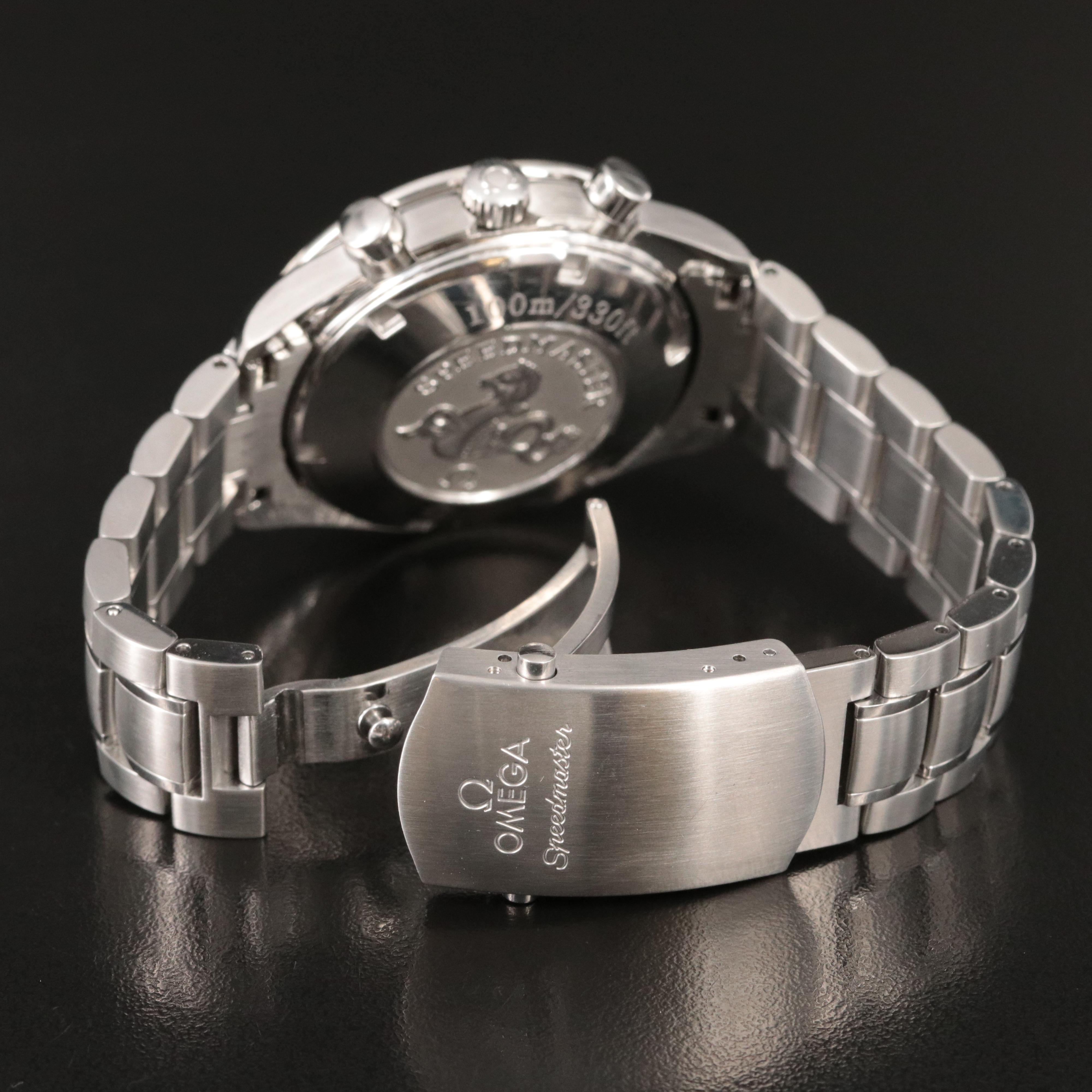 Omega Speedmaster Date Black 40MM Steel Automatic Watch