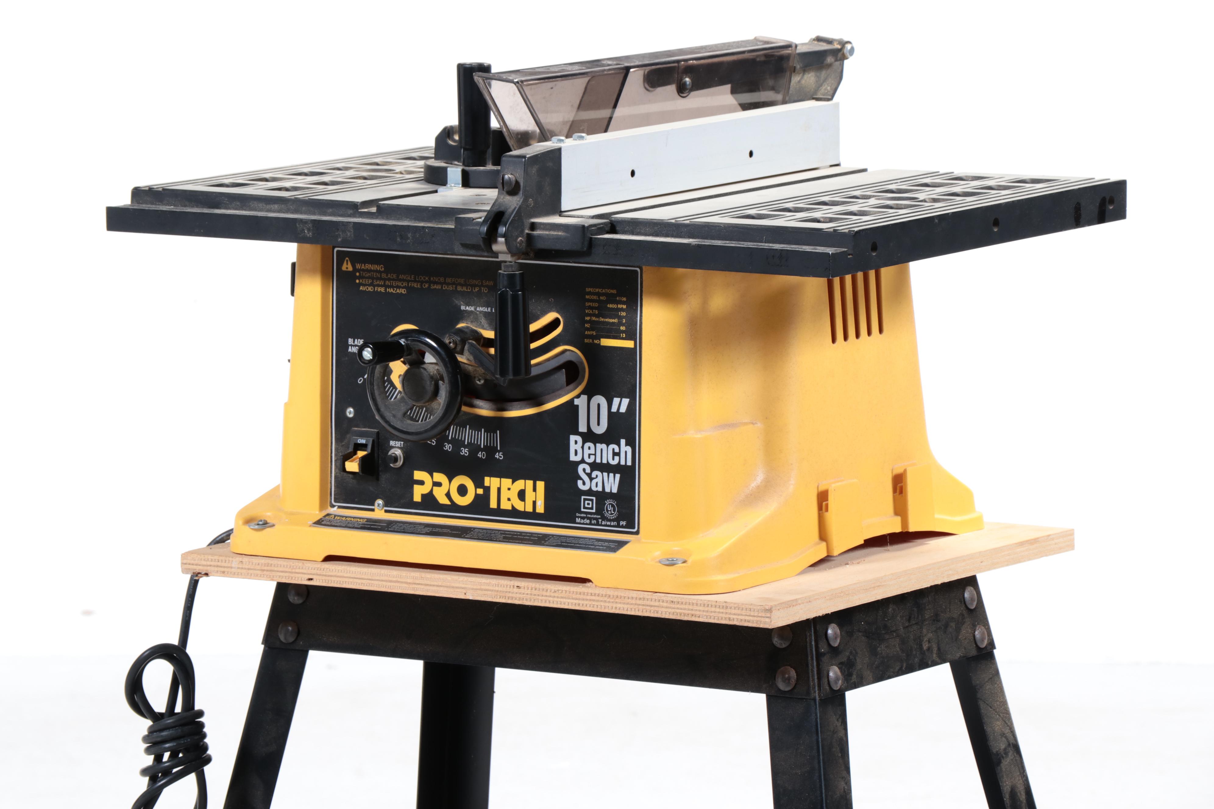 Pro-Tech 10" Bench Saw