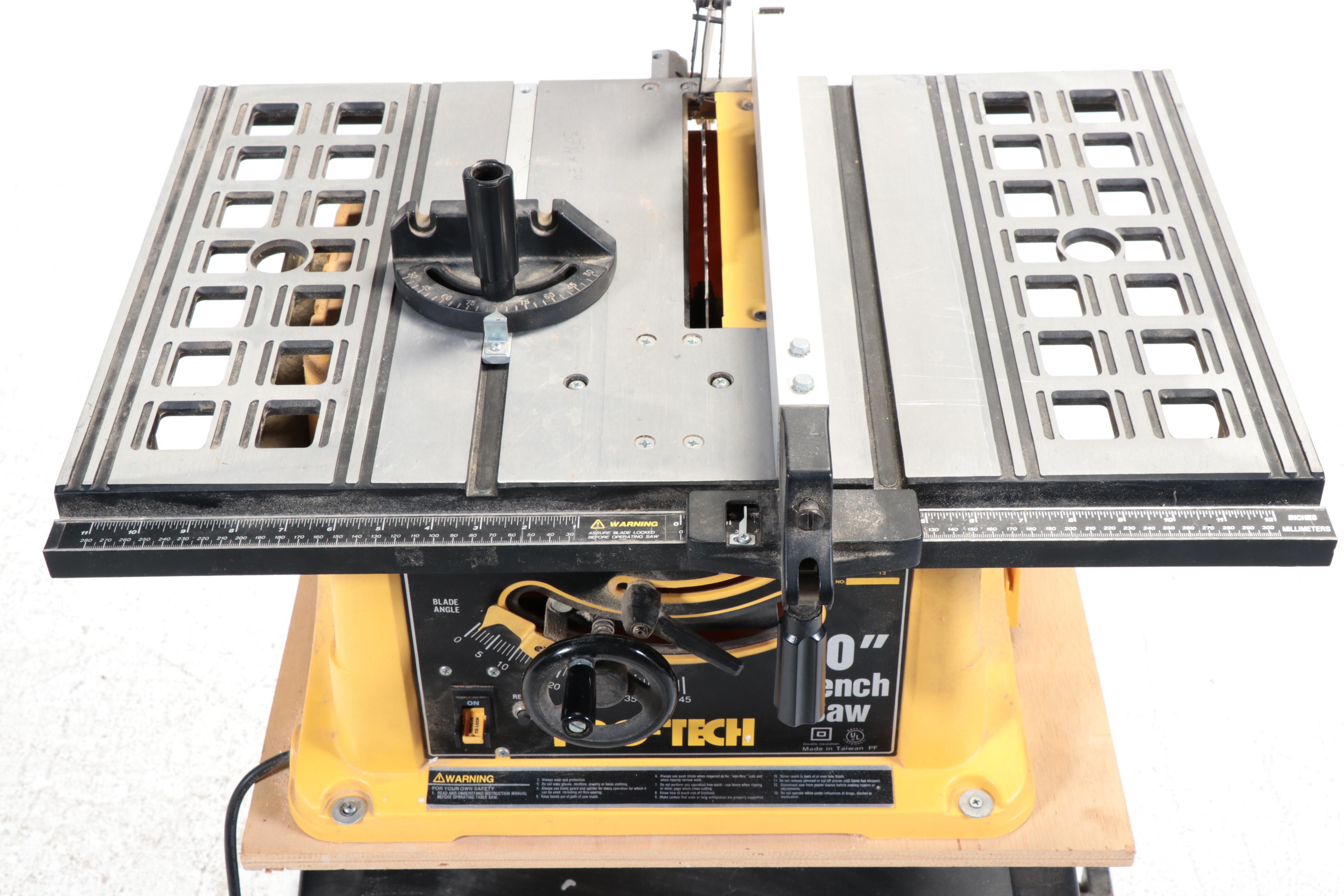 Pro-Tech 10" Bench Saw