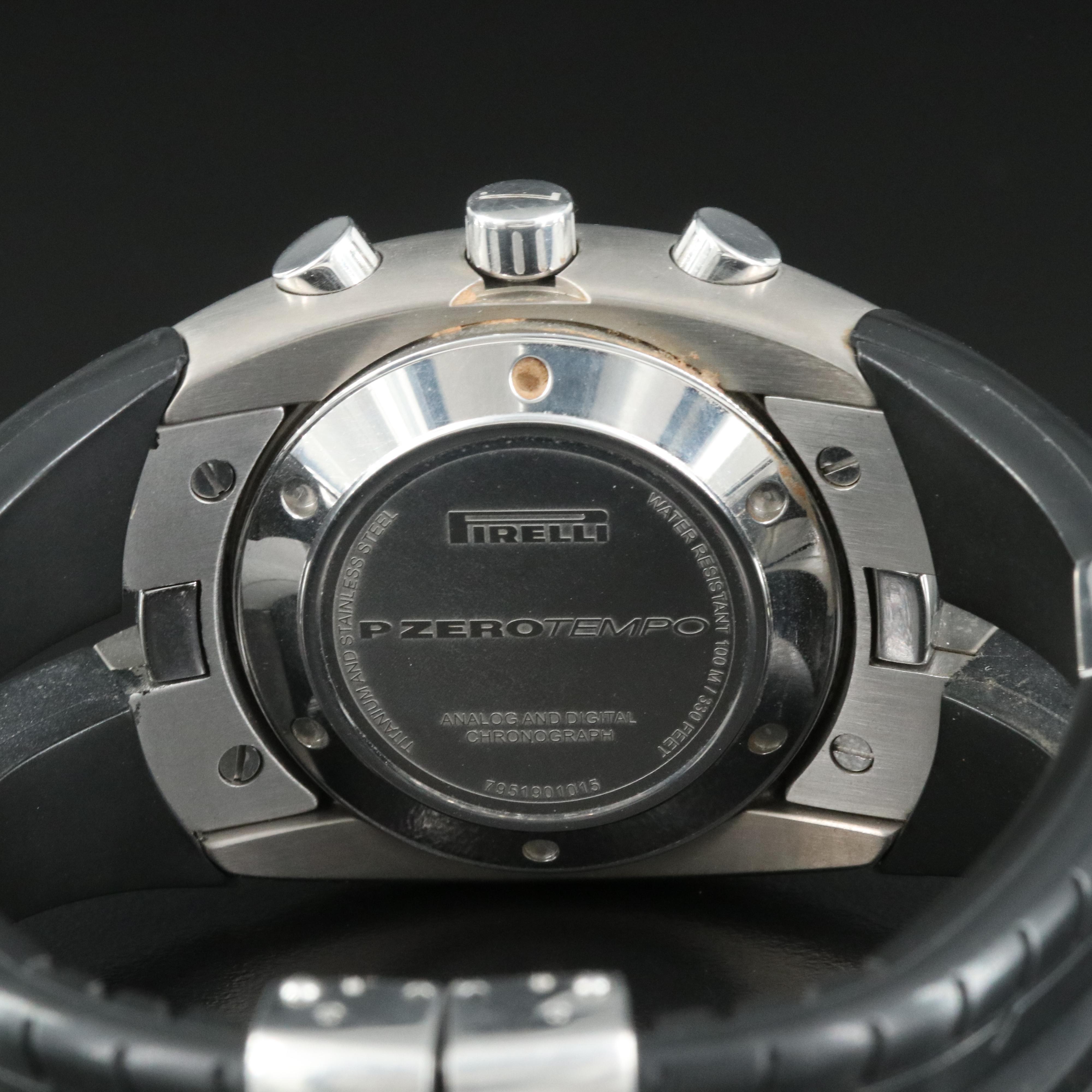 Pirelli P Zero Tempo Titanium Watch