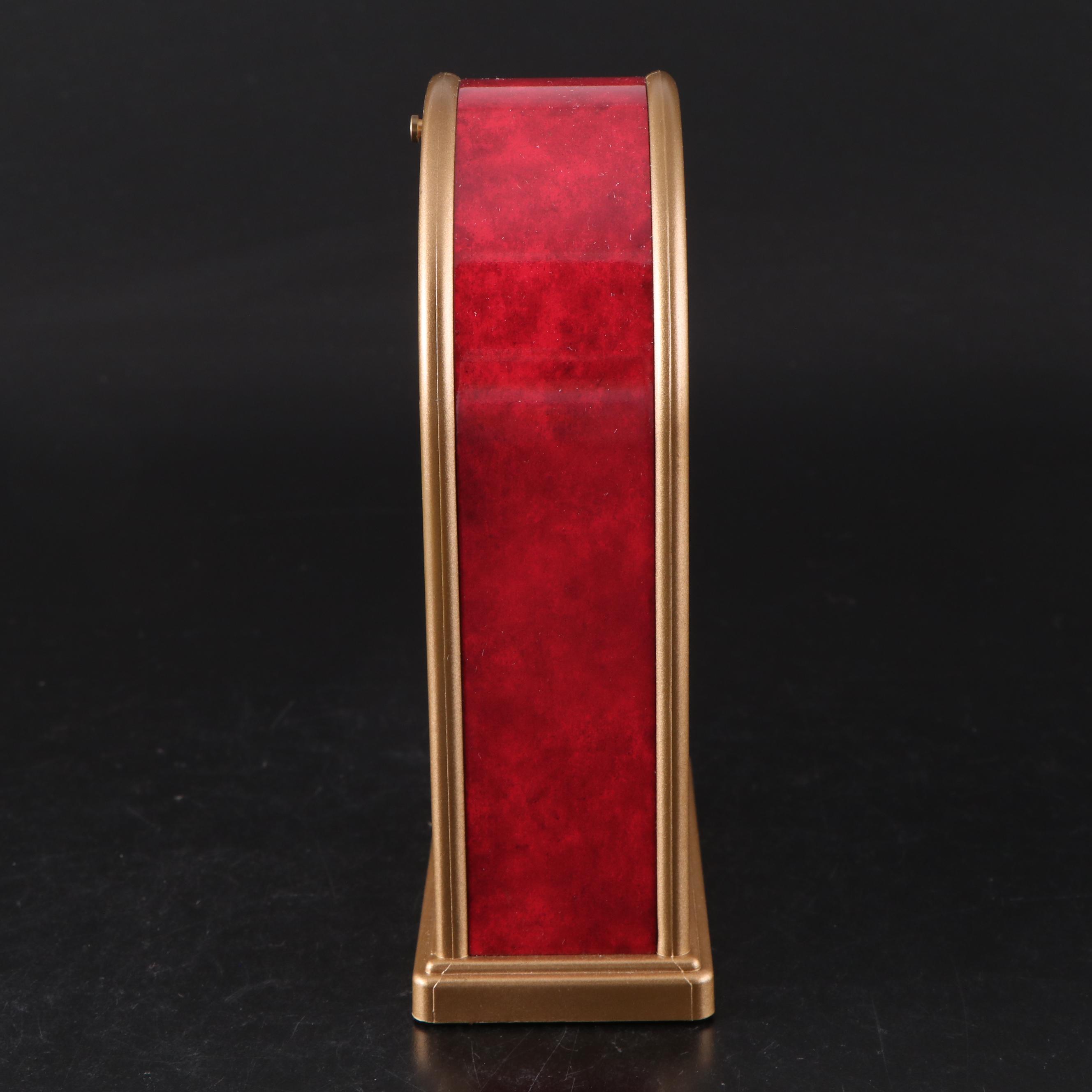 Spode "Christmas Tree" Water Goblets and Howard Miller Clock