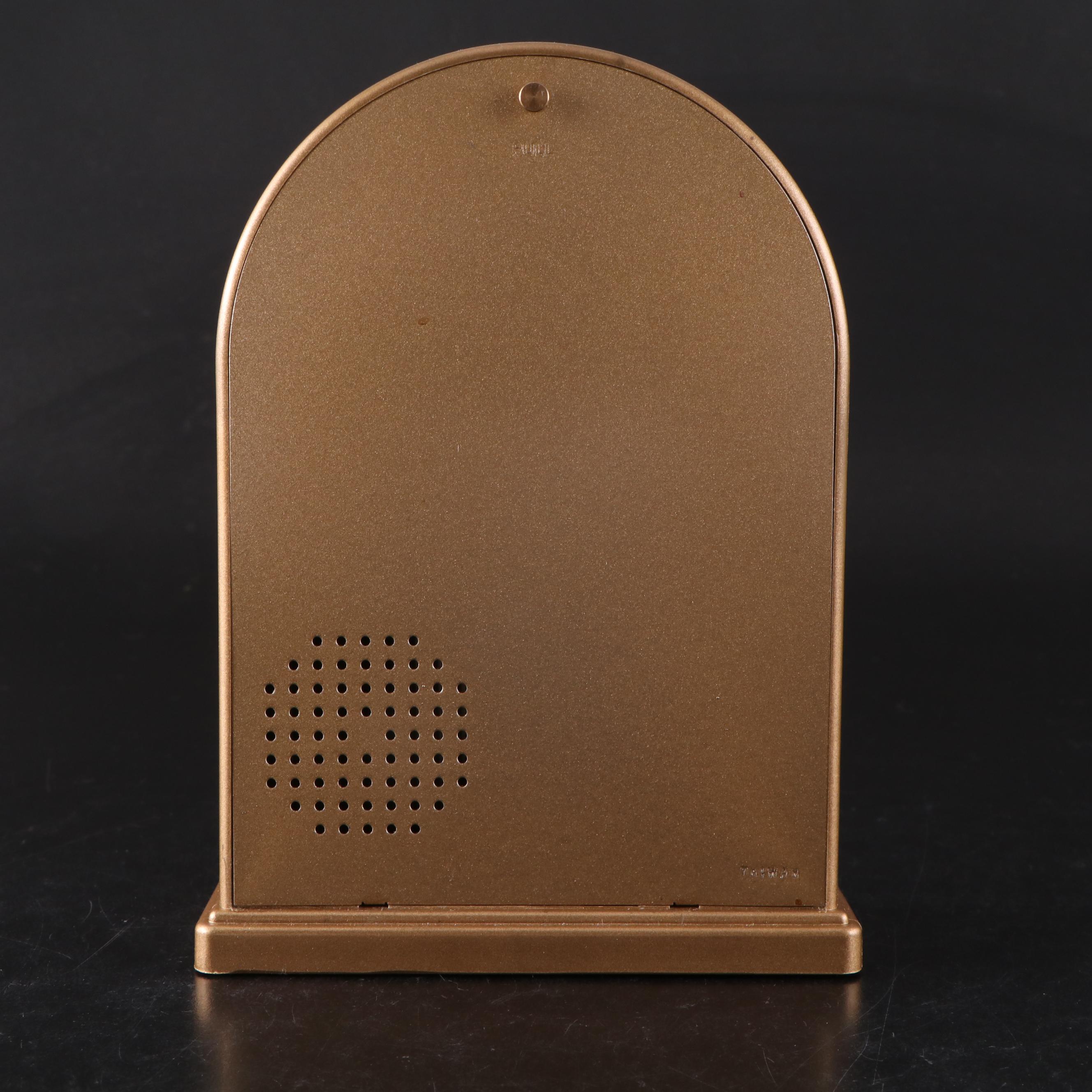 Spode "Christmas Tree" Water Goblets and Howard Miller Clock