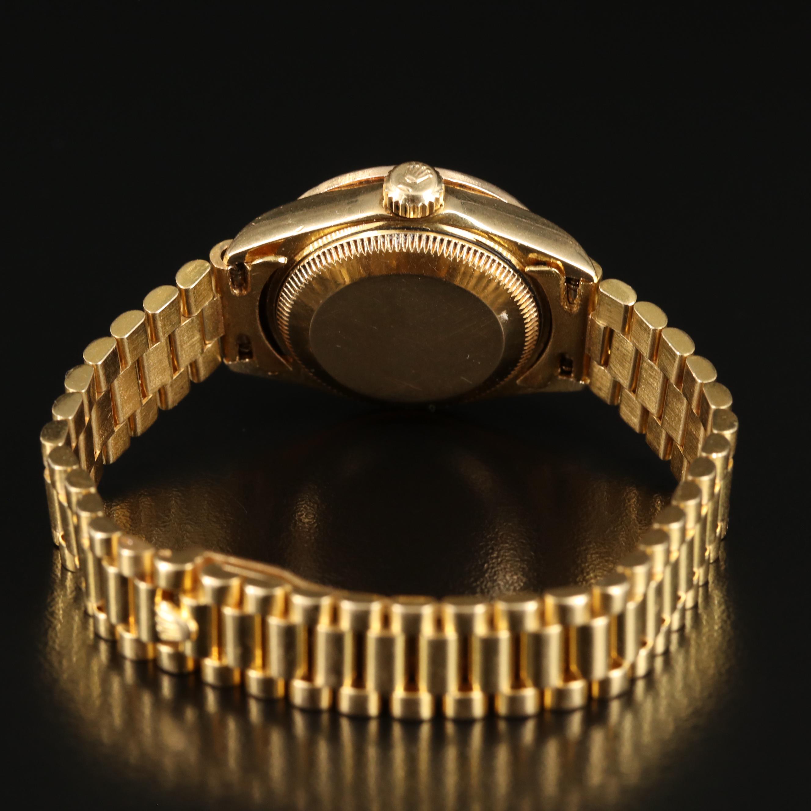 1983 Rolex Custom Diamond Bezel and Dial Datejust Watch