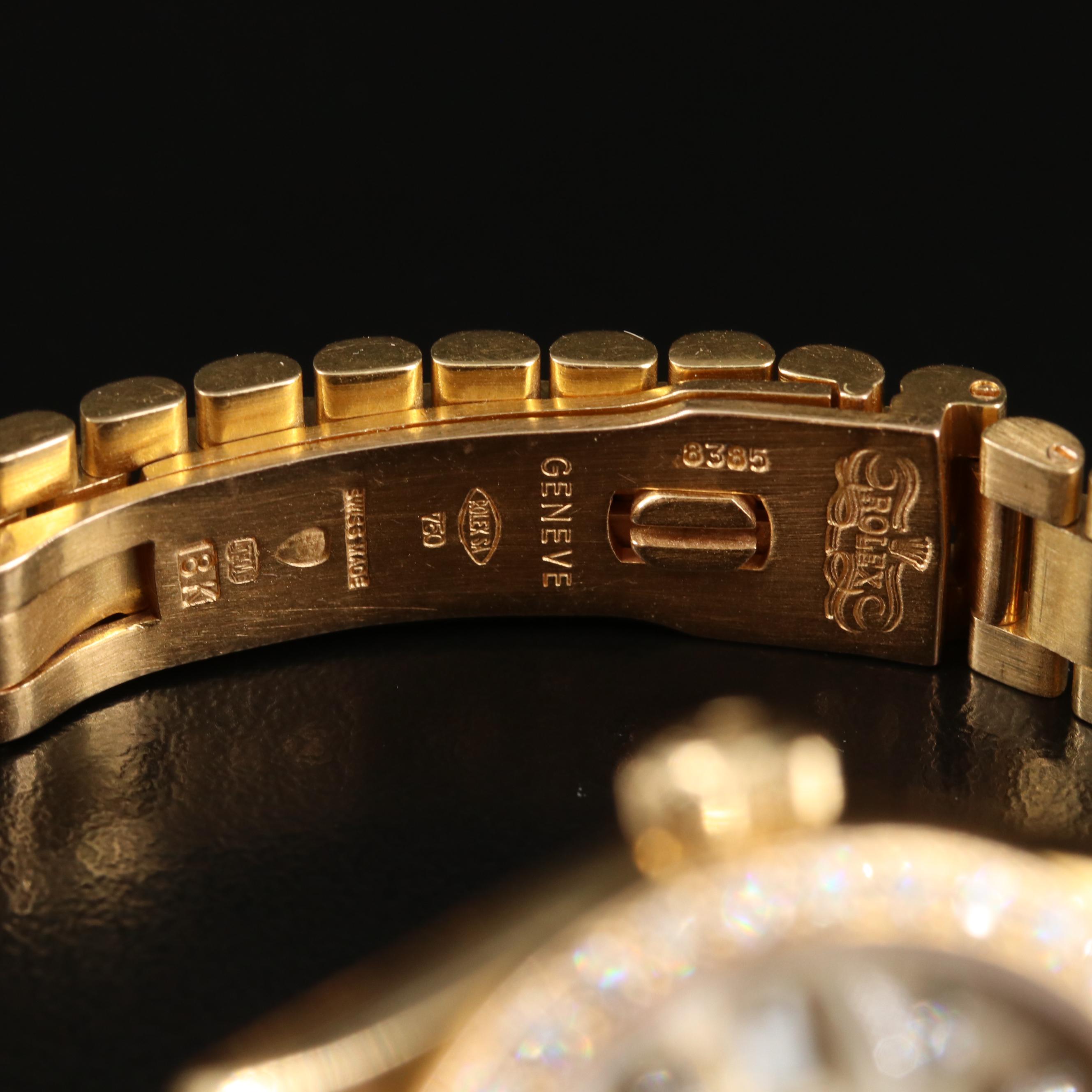 1983 Rolex Custom Diamond Bezel and Dial Datejust Watch