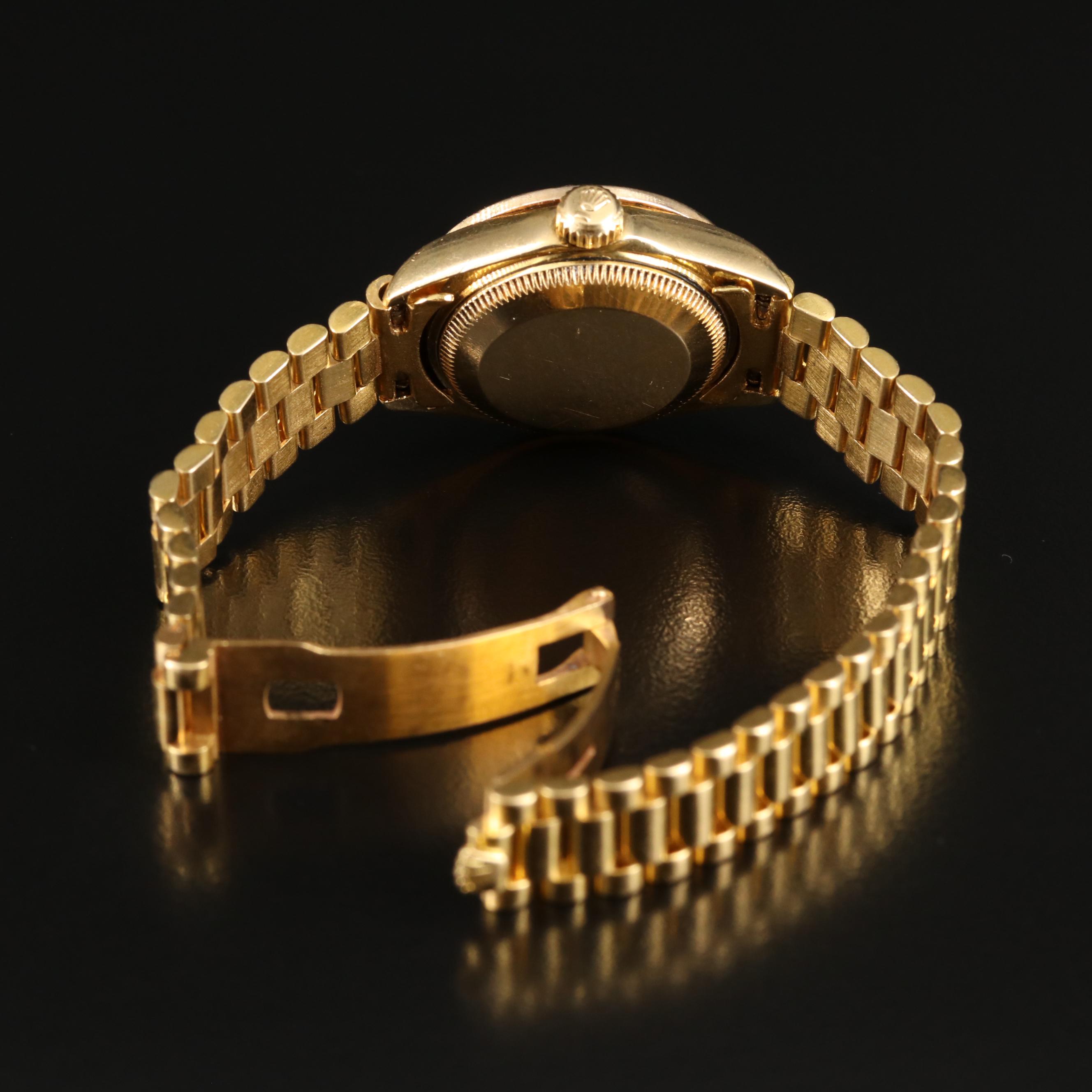 1983 Rolex Custom Diamond Bezel and Dial Datejust Watch