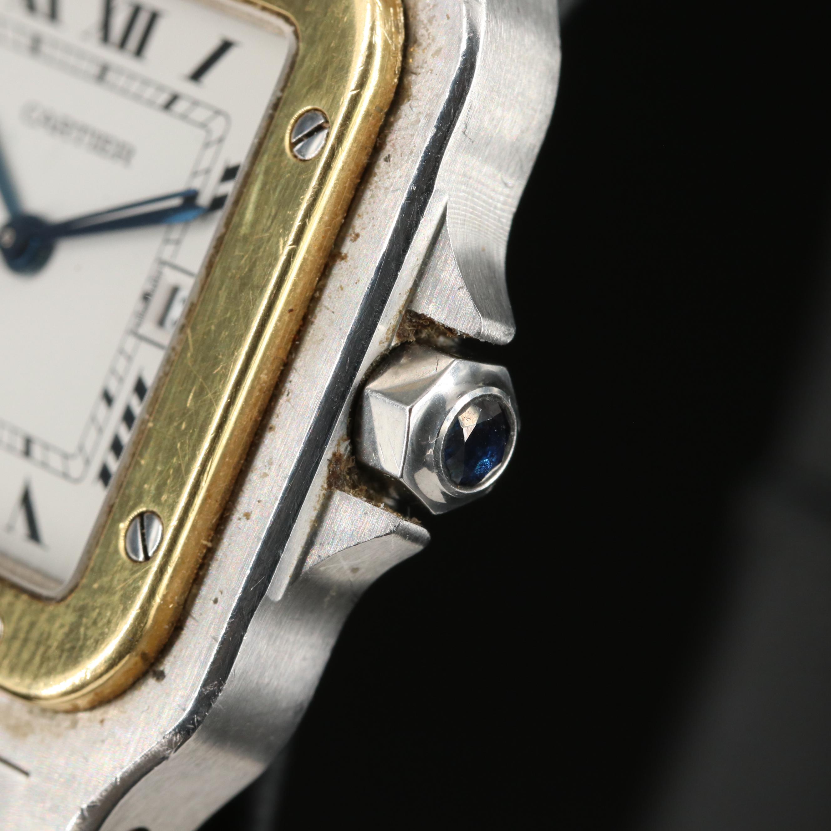 Cartier Santos de Cartier Automatique Steel Gold Square Watch