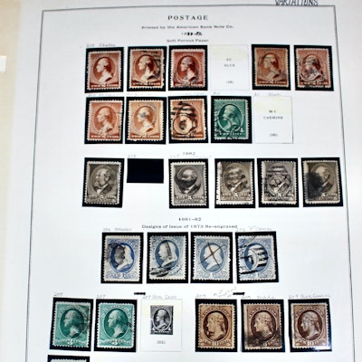 Over 575 Early U.S. Postage Stamps, Pre-1910