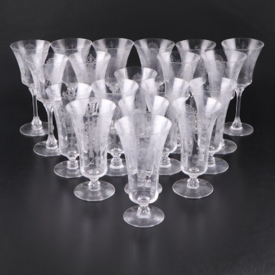 Heisey "Minuet" Glass Stemware, 1939–1956