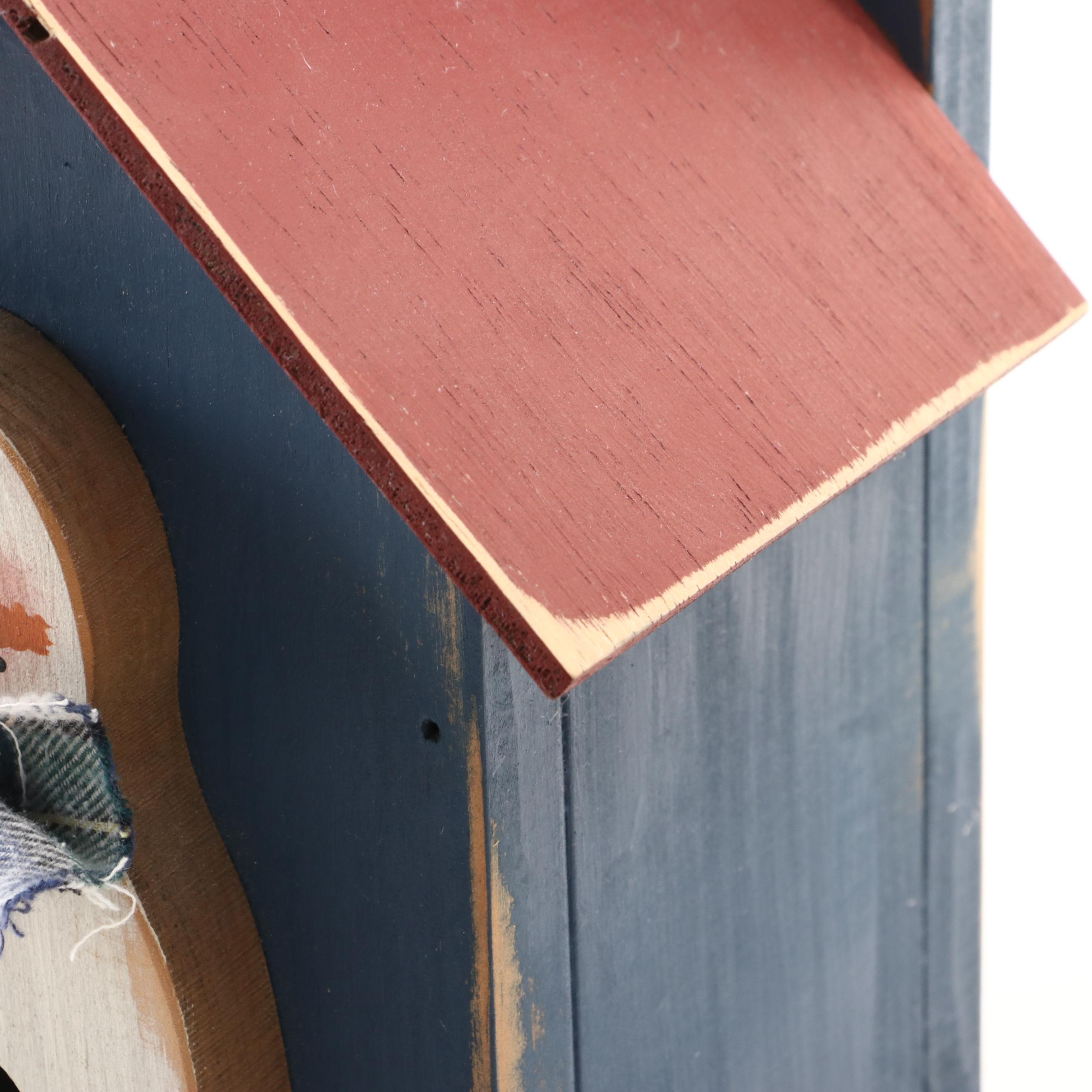 Wooden Birdhouses Including Golf and Snowman Themed