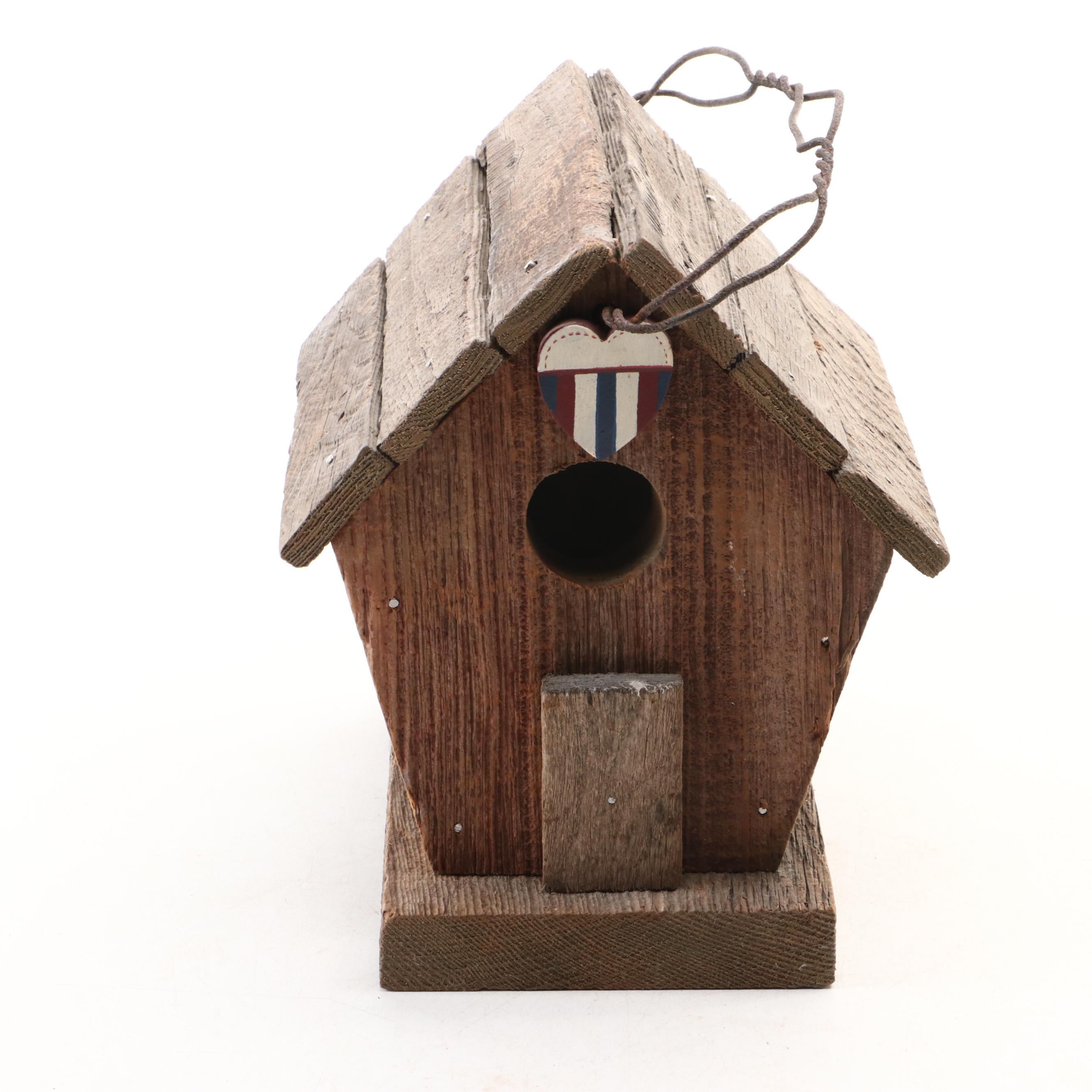 Wooden Birdhouses Including Golf and Snowman Themed