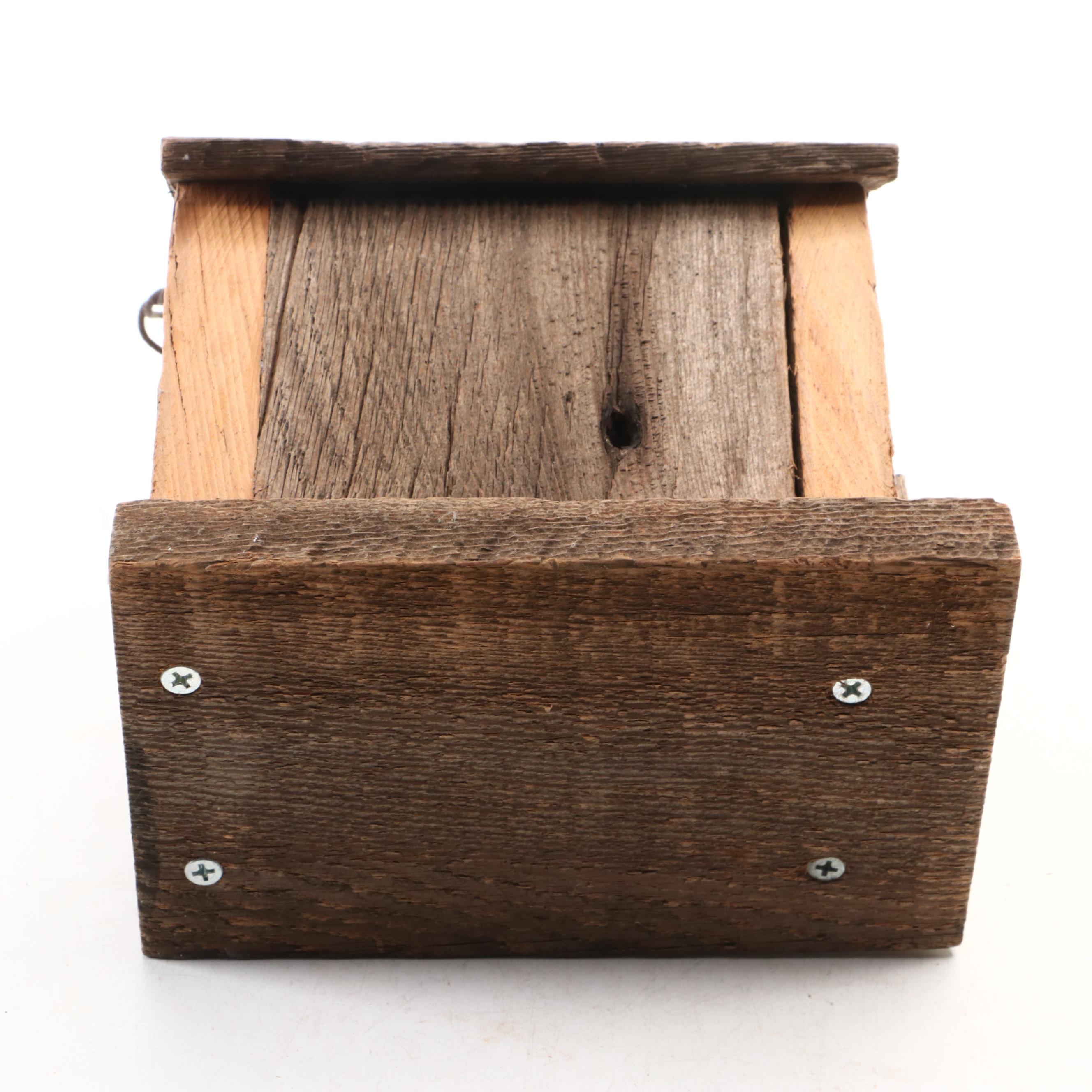 Wooden Birdhouses Including Golf and Snowman Themed