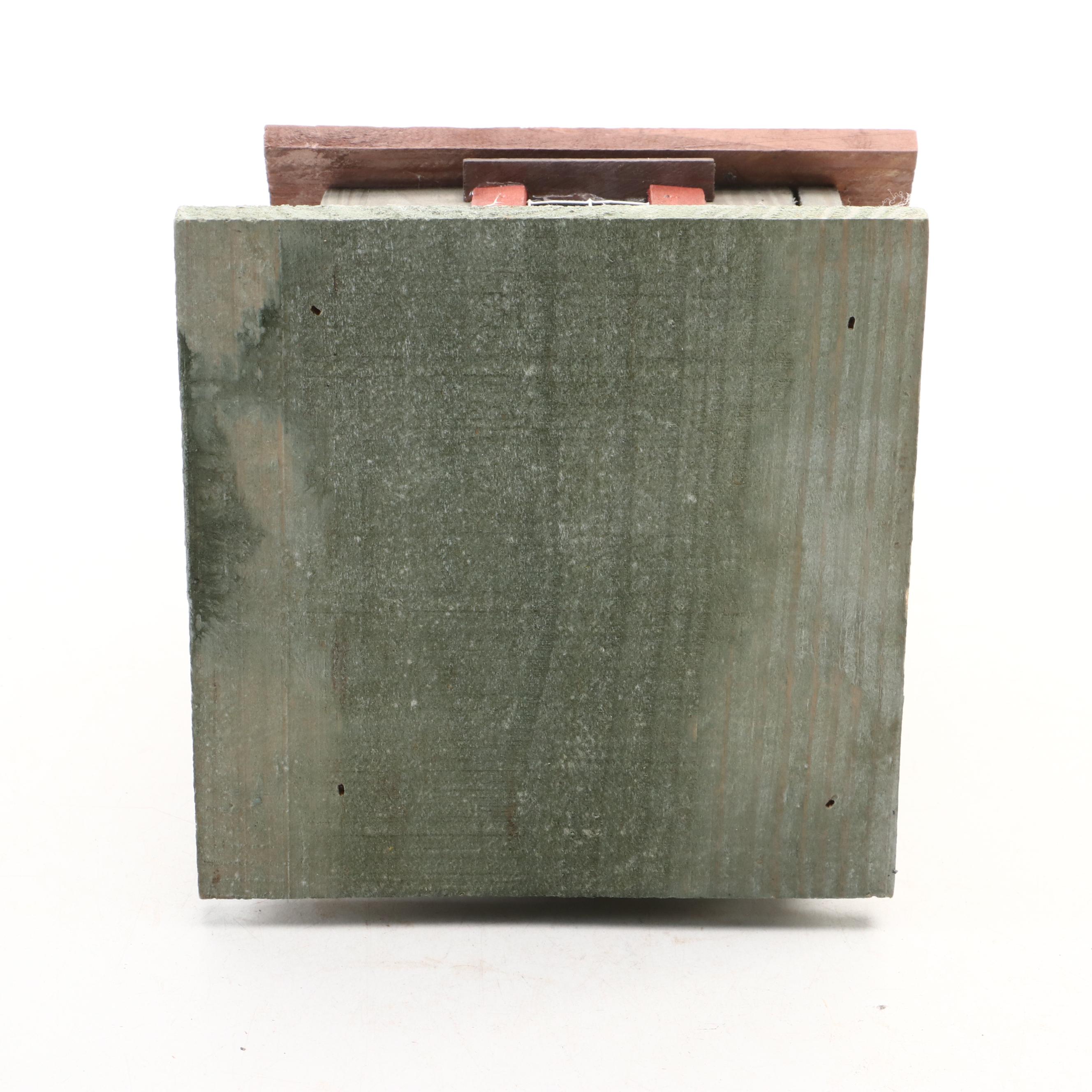 Wooden Birdhouses Including Golf and Snowman Themed