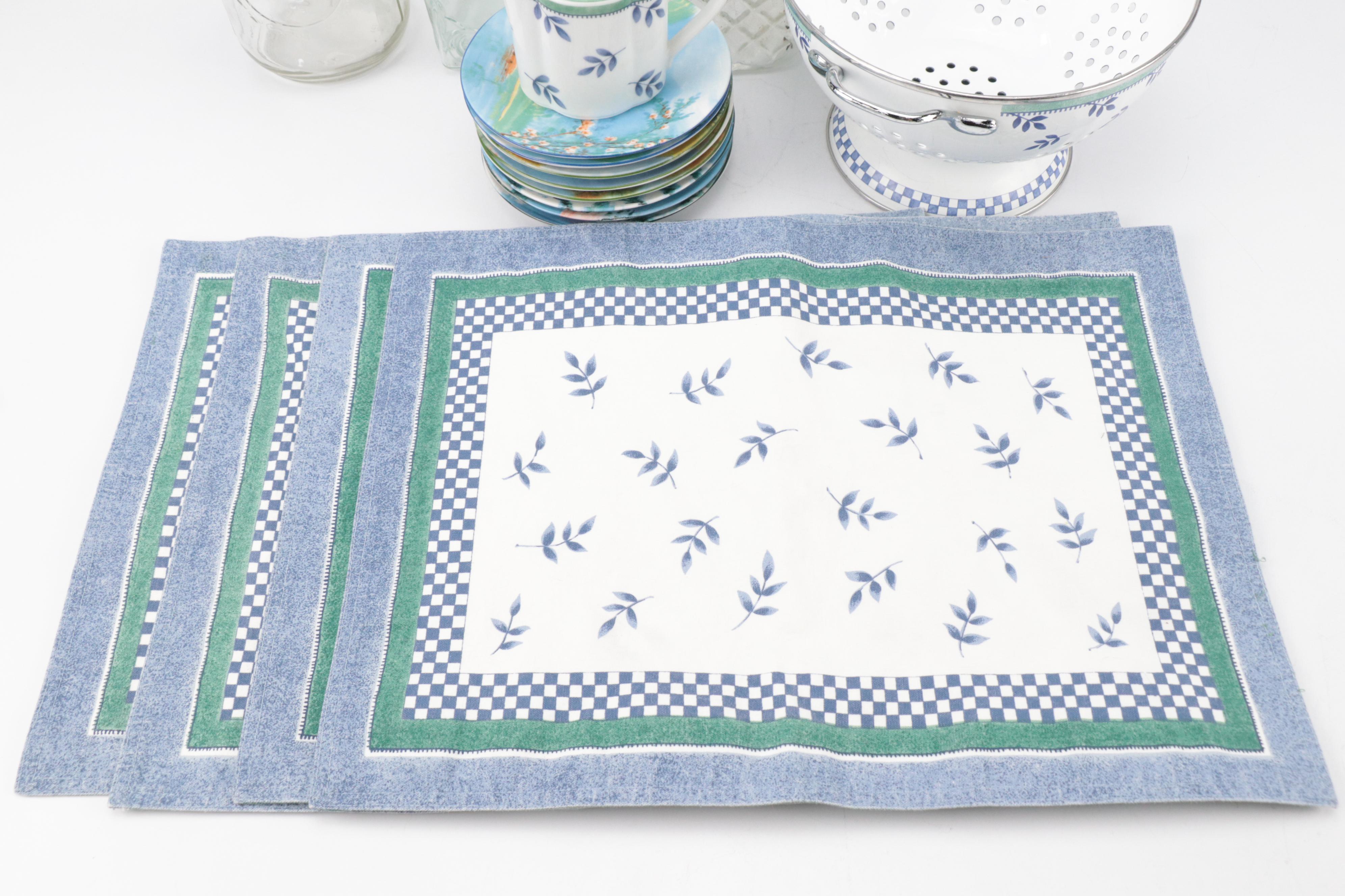 Villeroy & Boch Porcelain Tray, Colander and Creamer with More