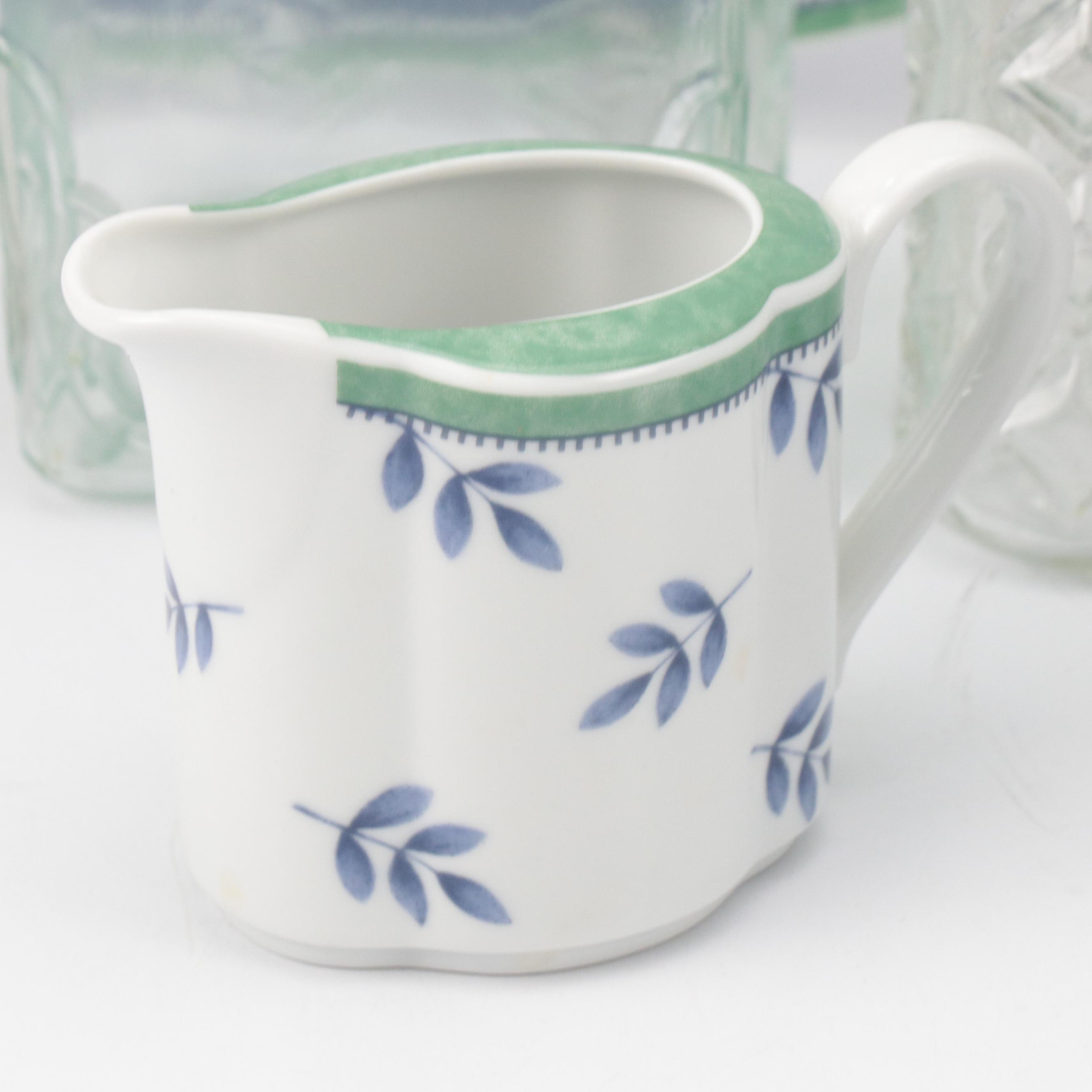 Villeroy & Boch Porcelain Tray, Colander and Creamer with More