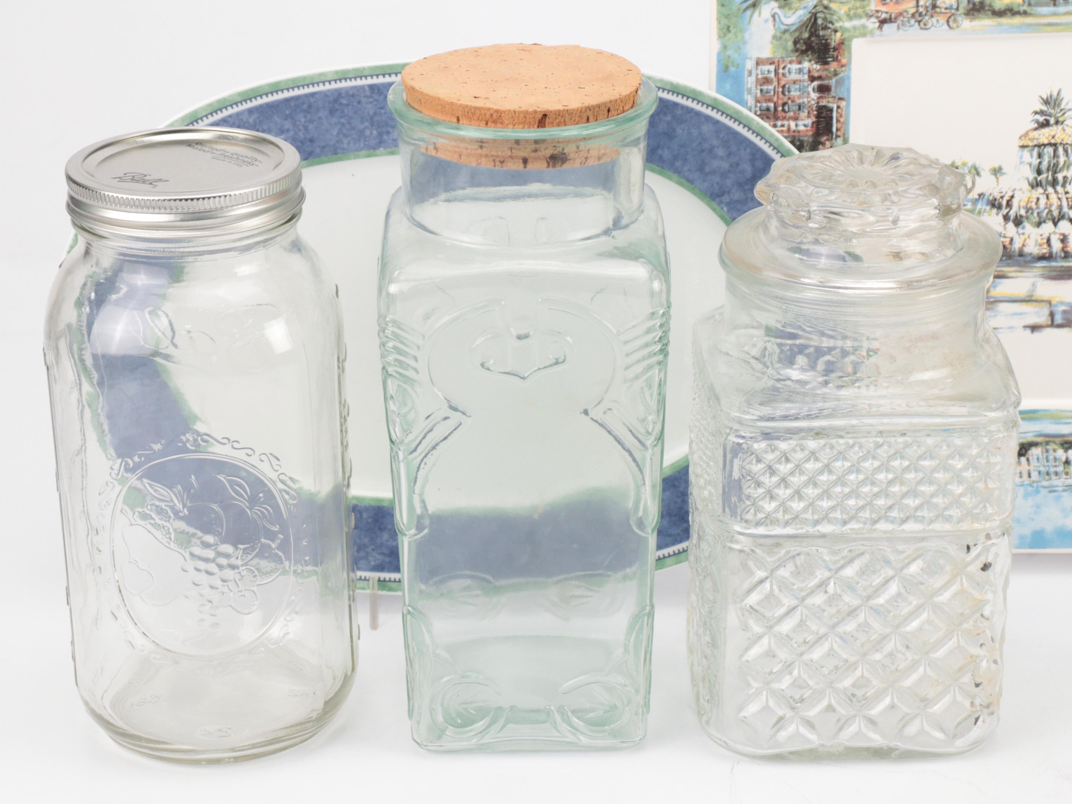 Villeroy & Boch Porcelain Tray, Colander and Creamer with More