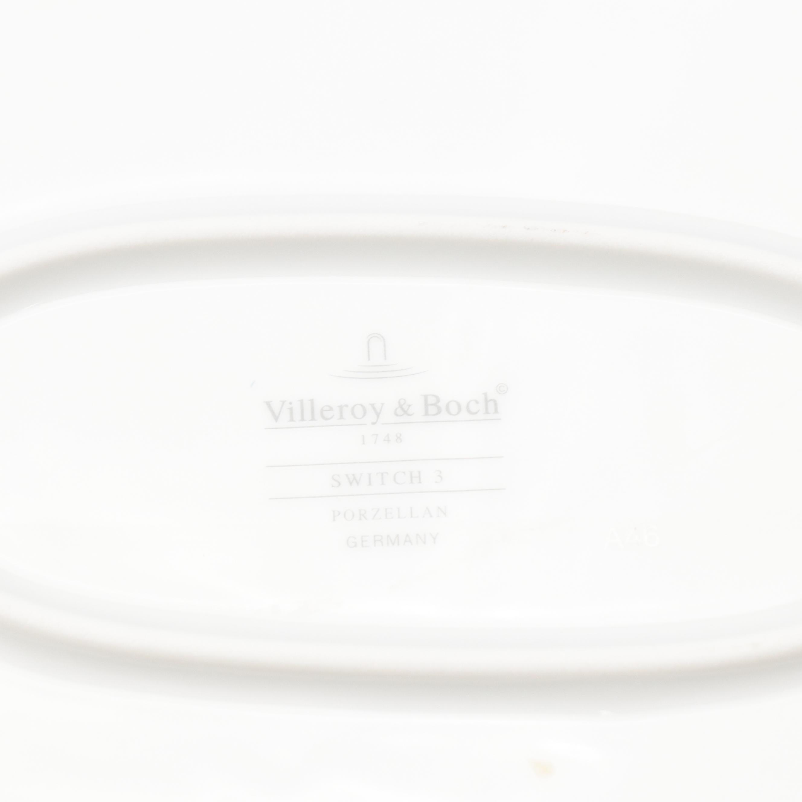 Villeroy & Boch Porcelain Tray, Colander and Creamer with More