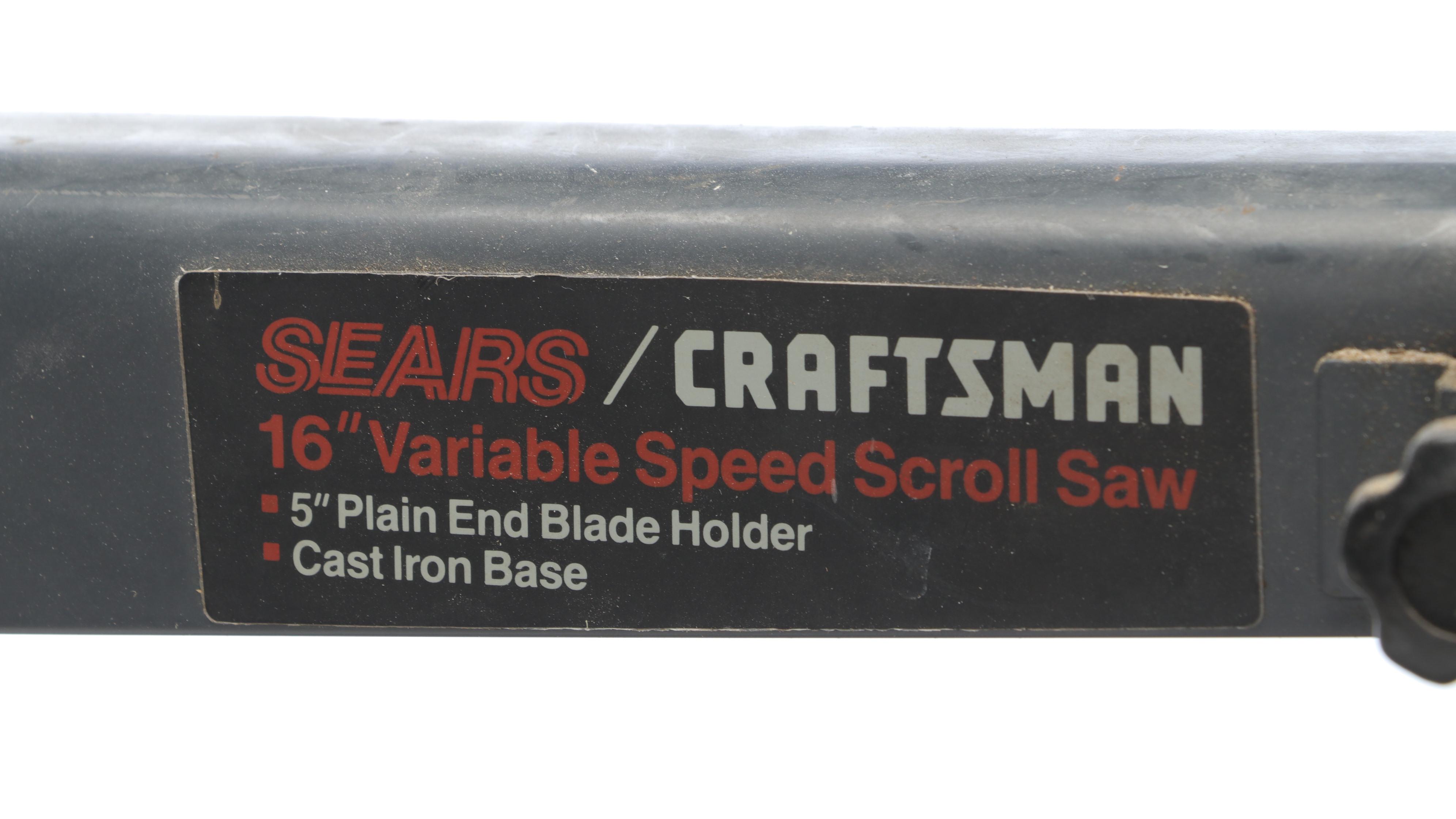 Sears Craftsman Scroll Saw with Tacklife Drywall Sander, DeWalt Chalk & Reel