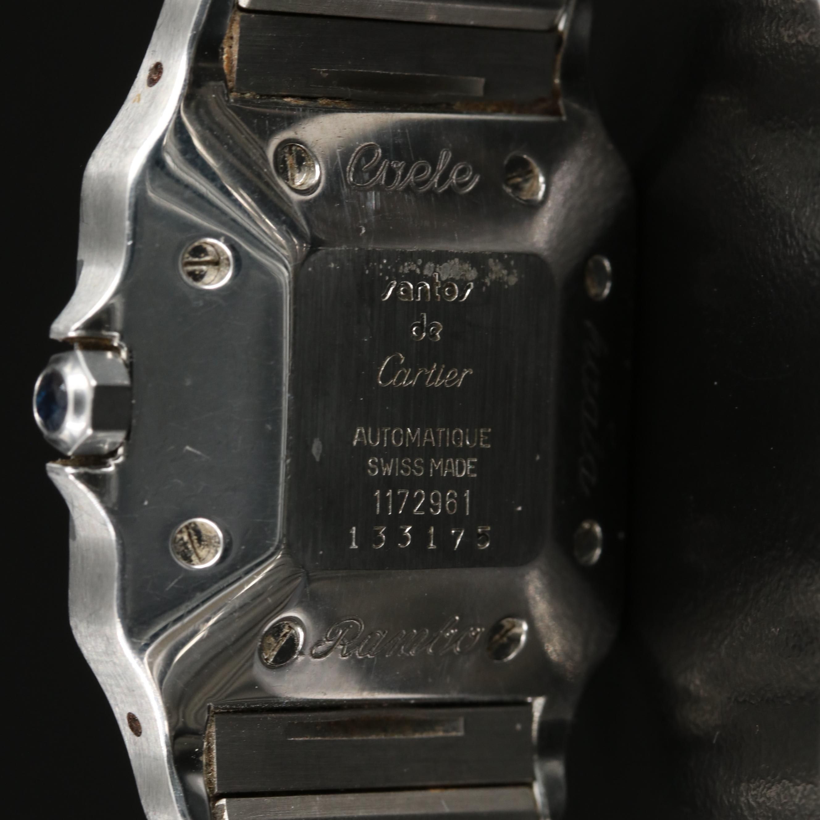Cartier Santos de Cartier Automatique Steel Gold Square Watch