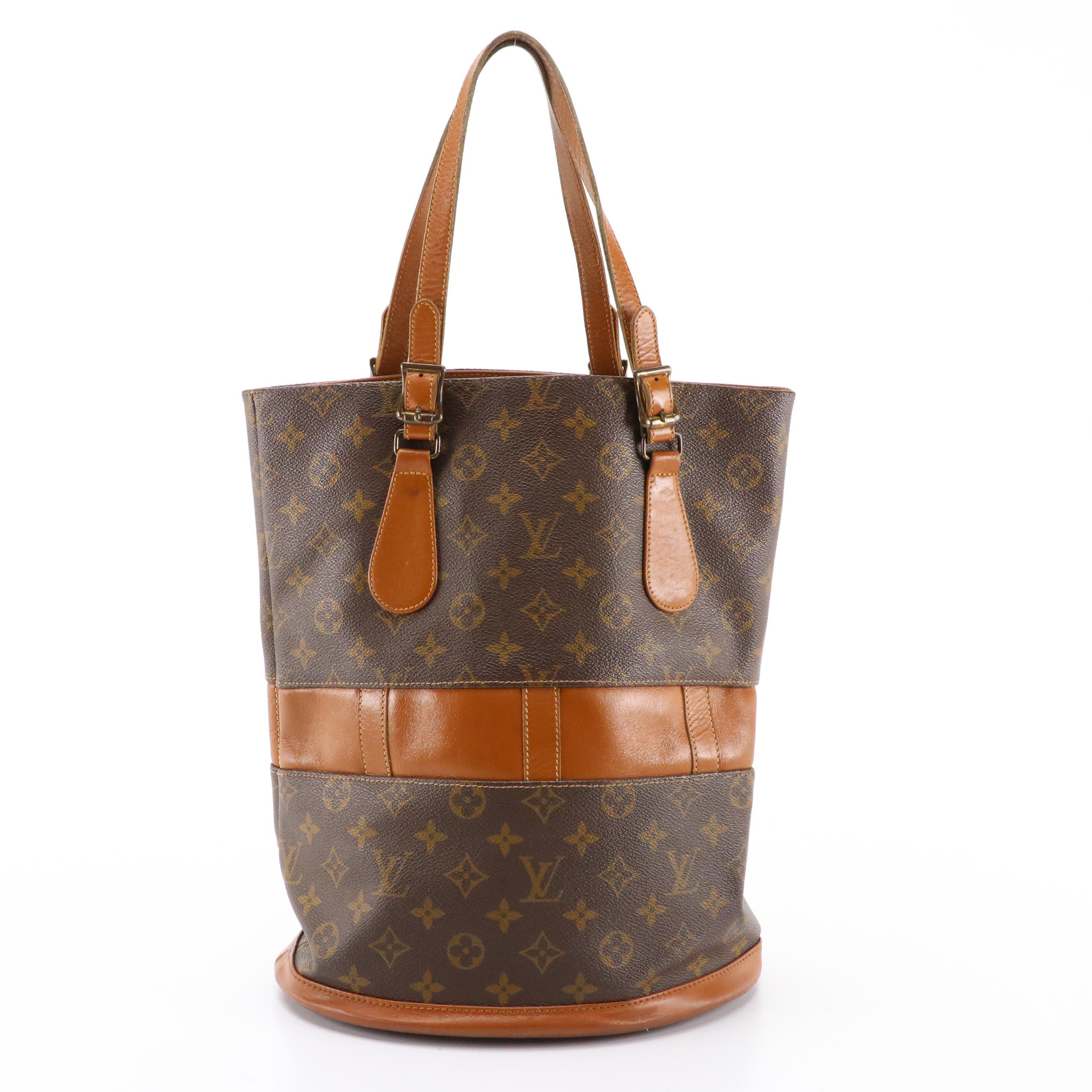 The French Company for Louis Vuitton Bucket Bag and Pouch in Monogram Canvas