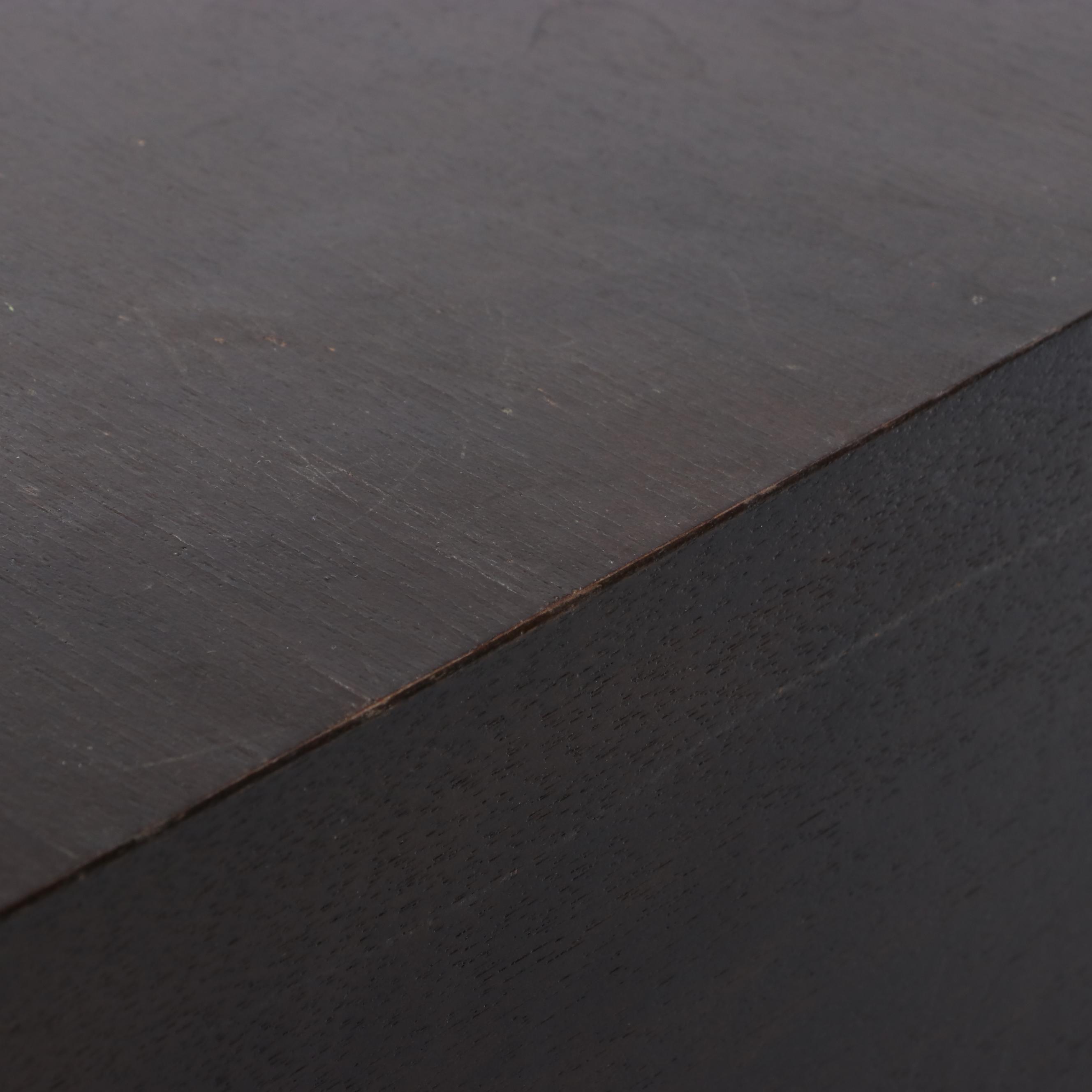 Pair of Minimalist Style Wood Console Tables