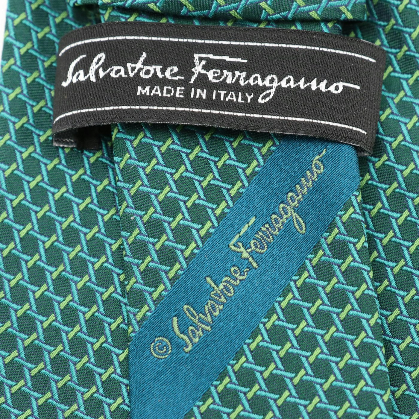 Salvatore Ferragamo Hand-Stitched Silk Necktie | EBTH