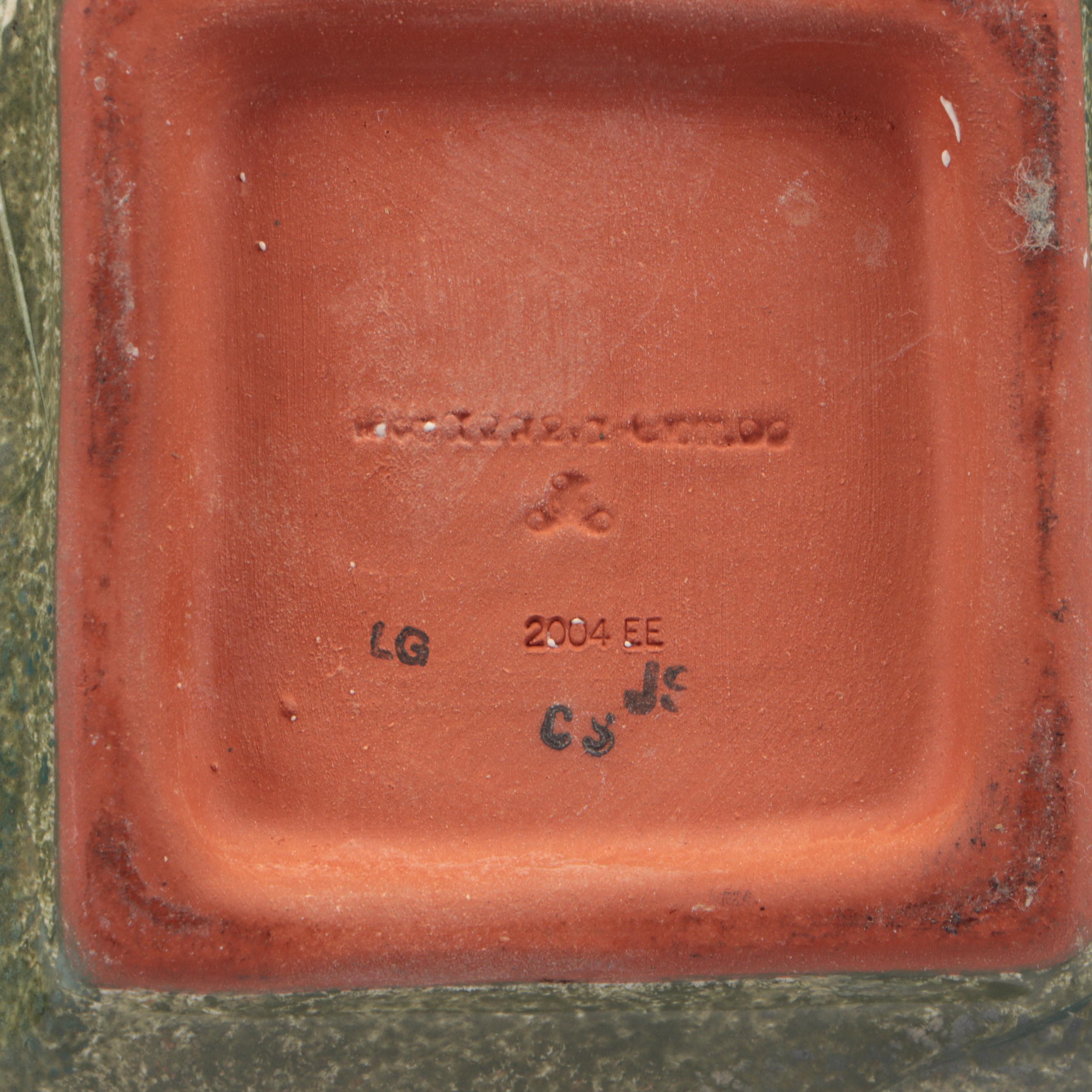 MacKenzie-Childs "Cheltenham" Terracotta Plate and "Courtly Check" Enamel Bowls